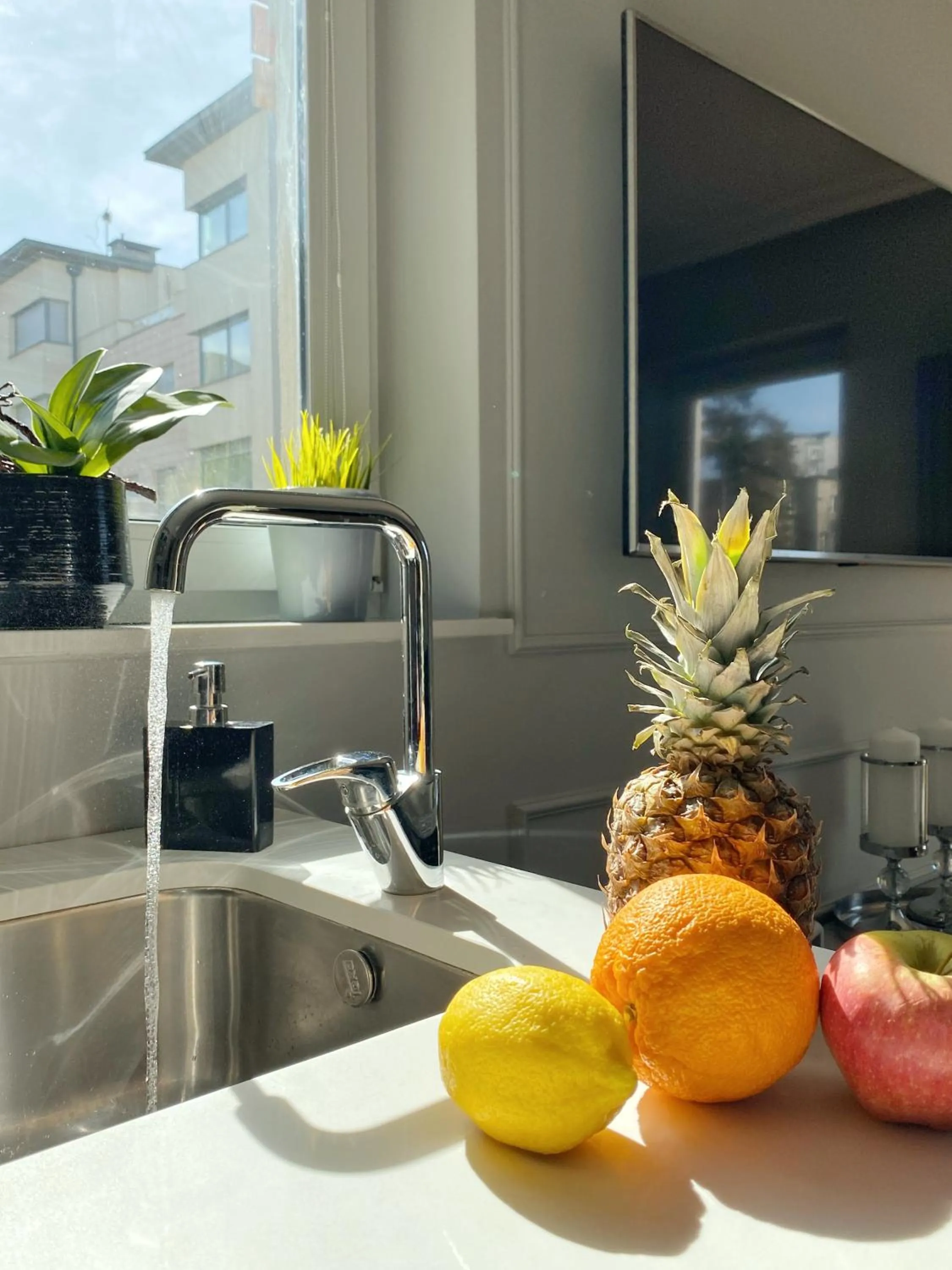 Kitchen or kitchenette in BP Gray Premium