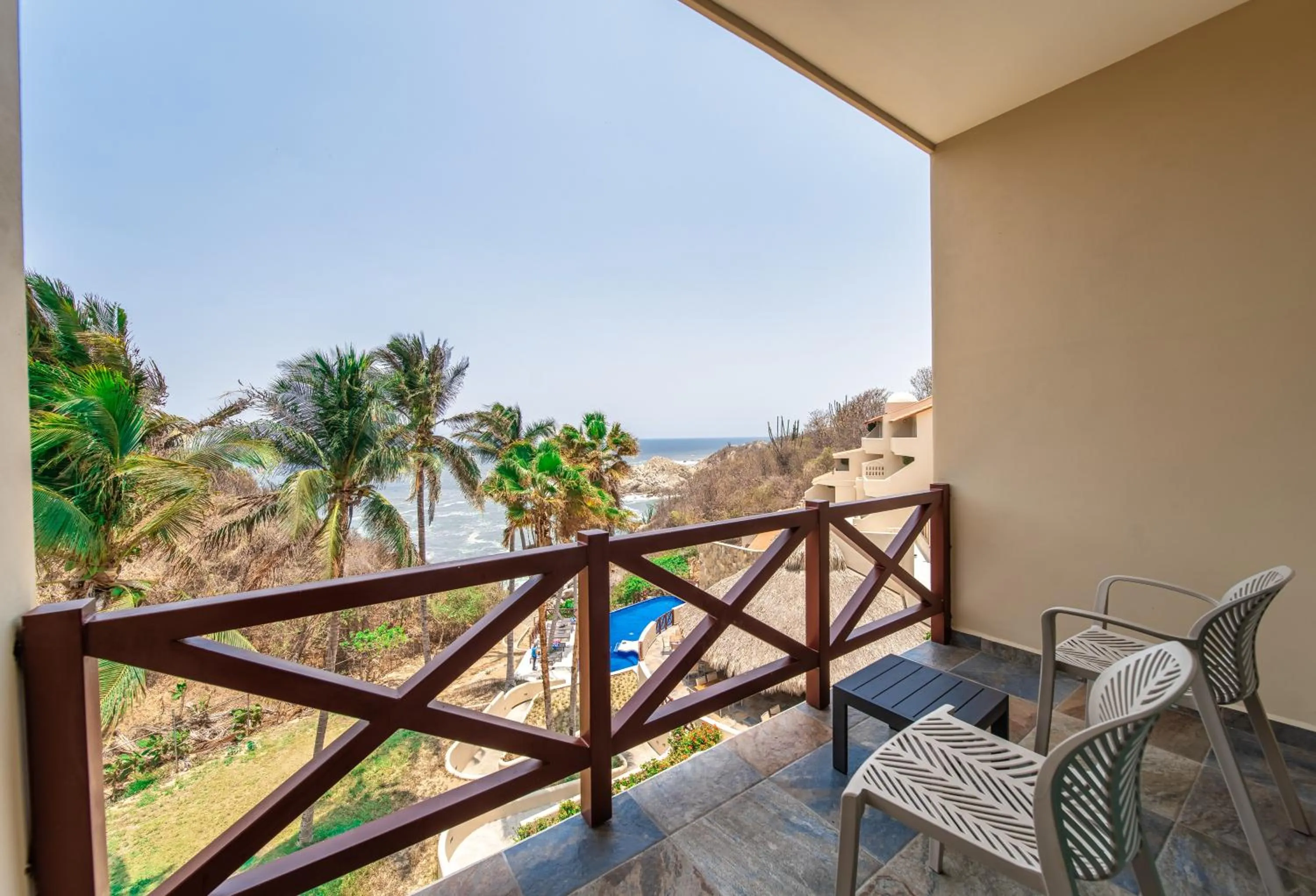 Balcony/Terrace in Villas Coral Huatulco