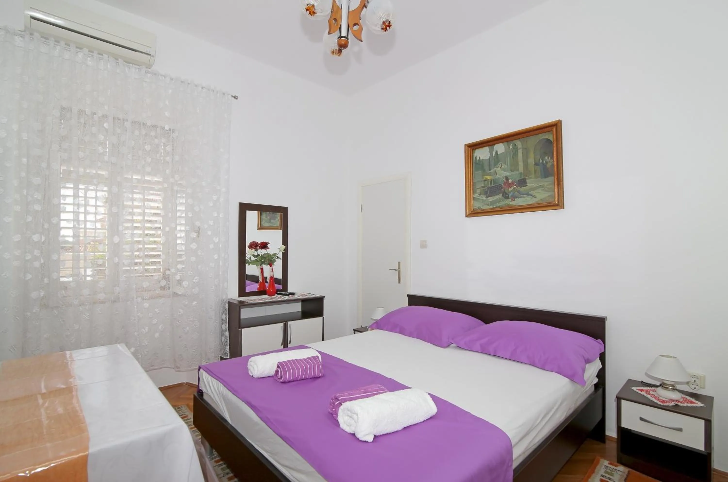 Bedroom, Bed in Rooms&Studios Rina