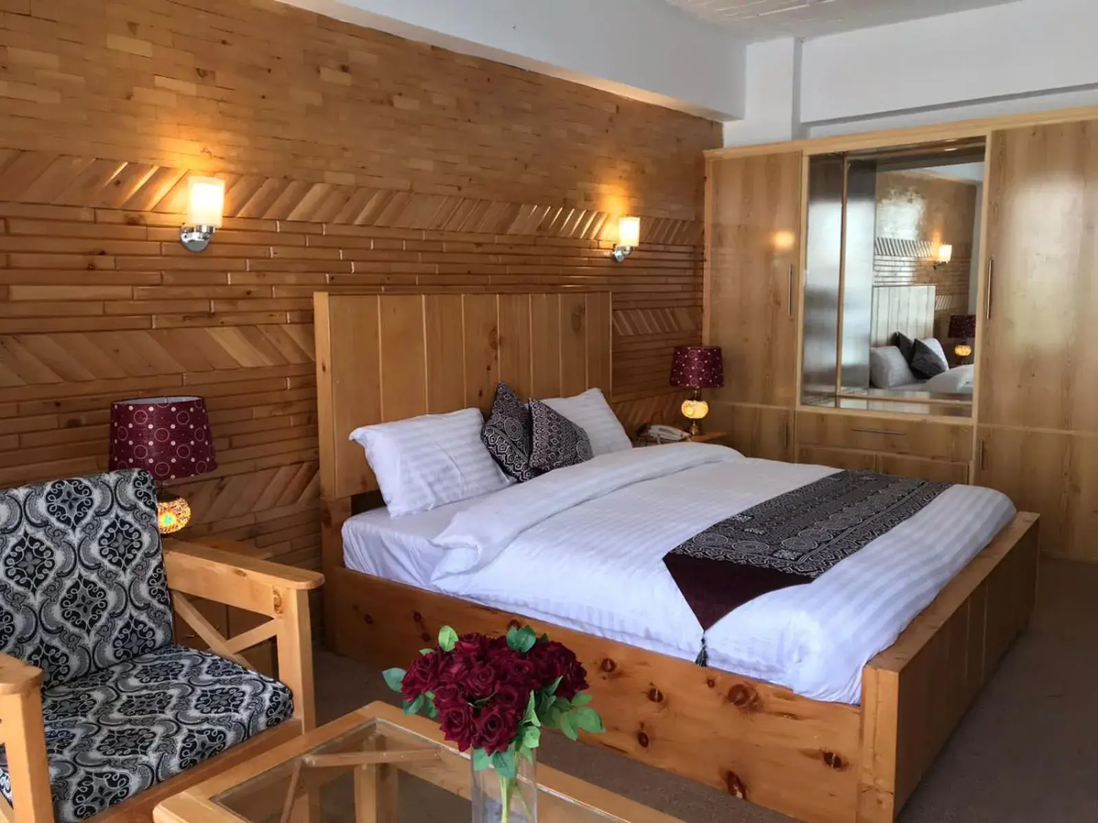 Bedroom in Indus Lodges Gilgit Bedroom in Indus Lodges Gilgit