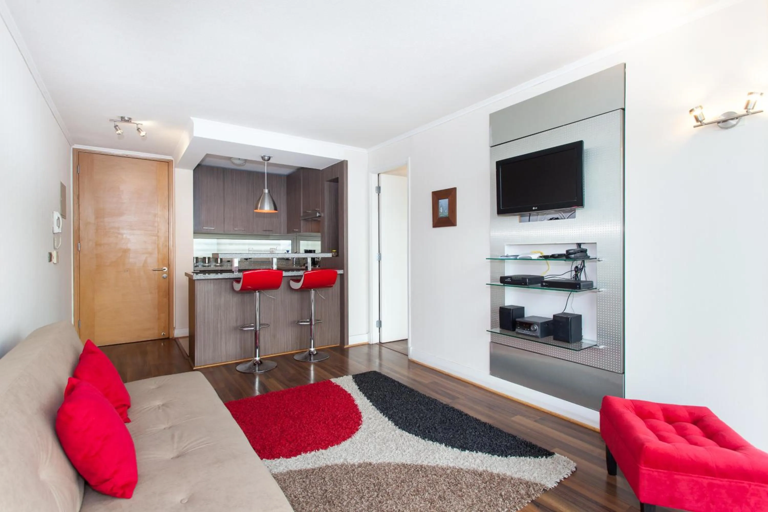 Living room in myLUXAPART Las Condes