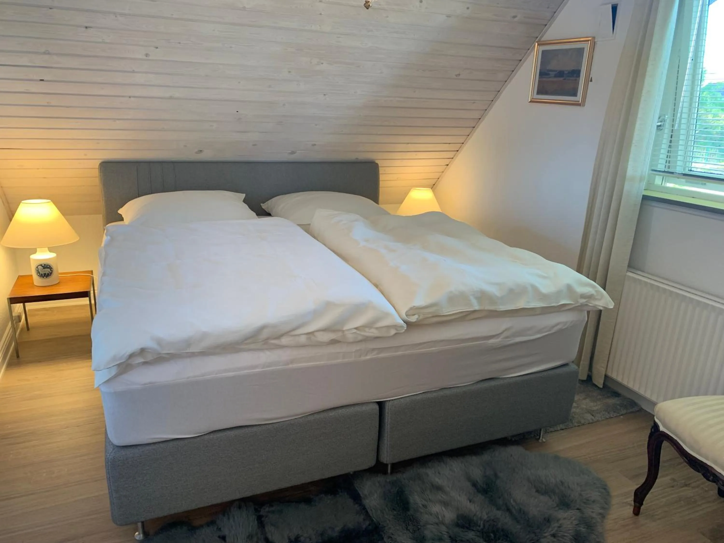 Bed in Kollund Cottage