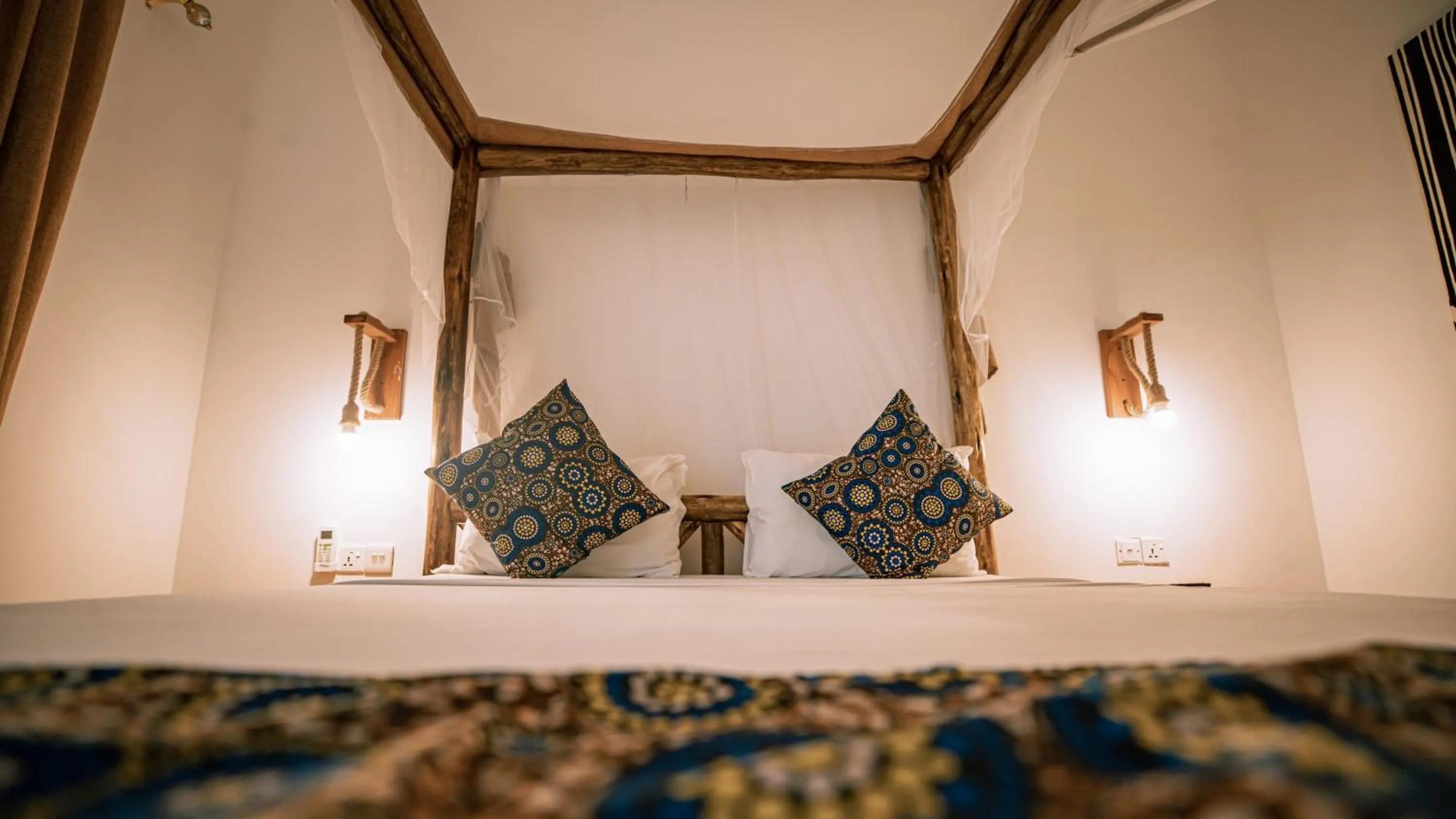 Bed in Sansi Kendwa Beach Resort