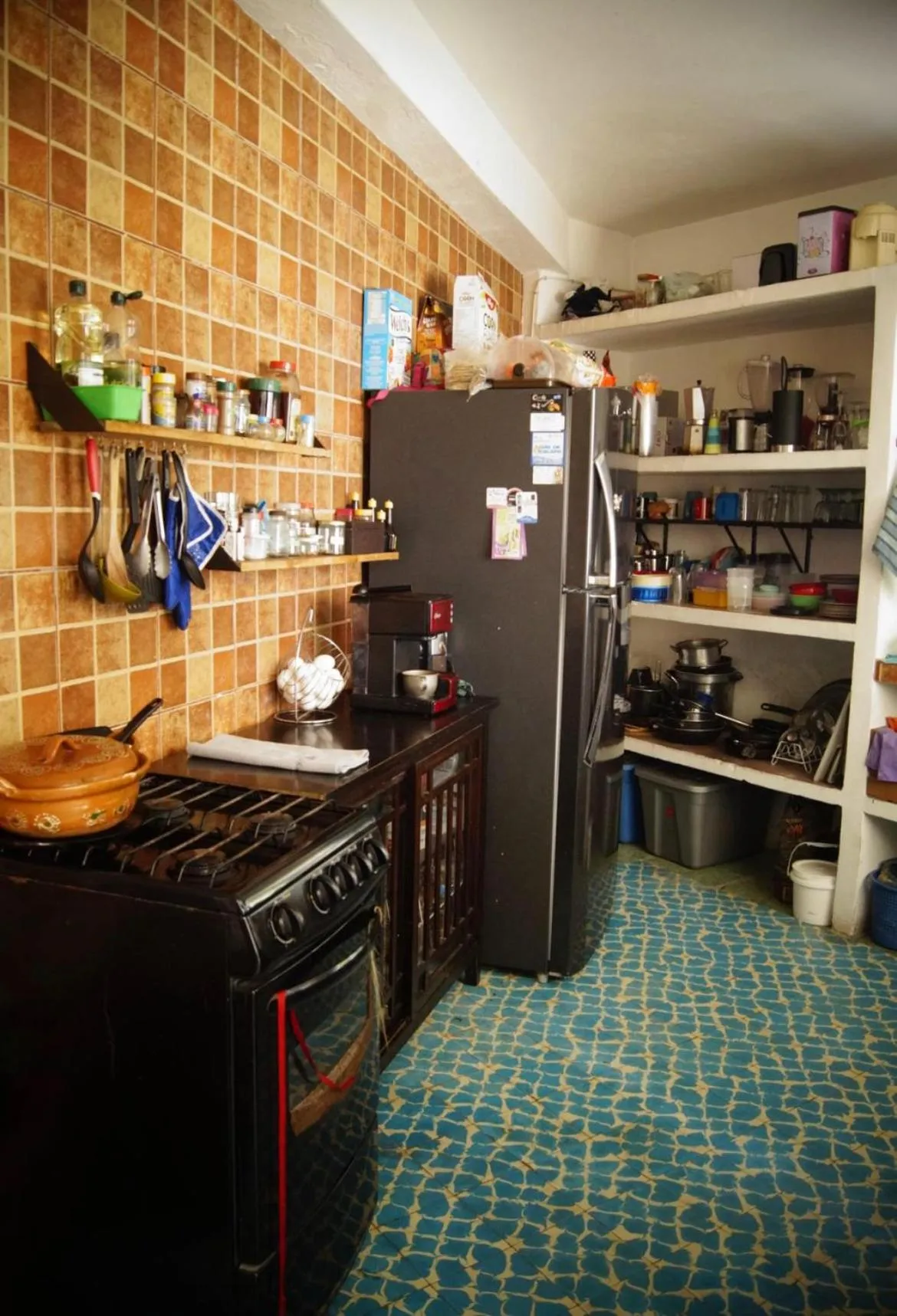 Kitchen or kitchenette in Catre de mi corazón