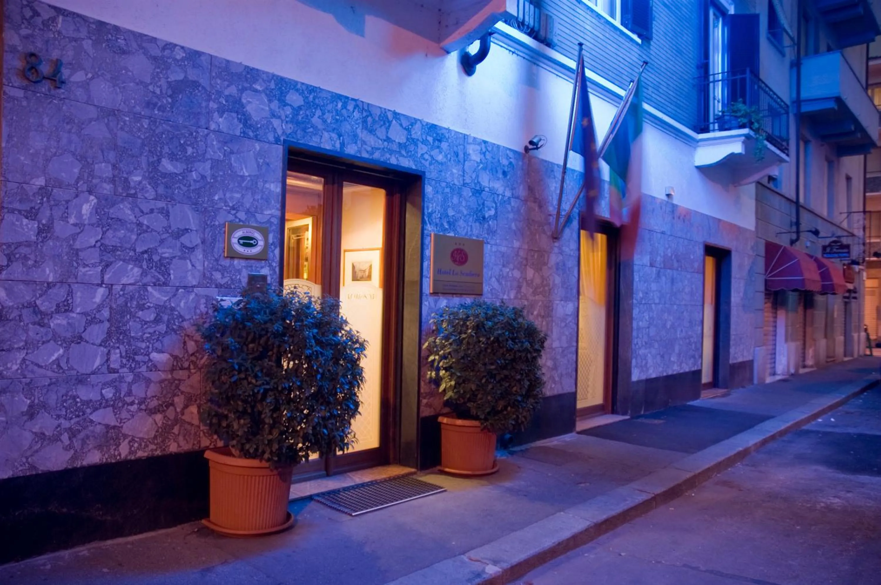 Facade/entrance in Hotel Lo Scudiero
