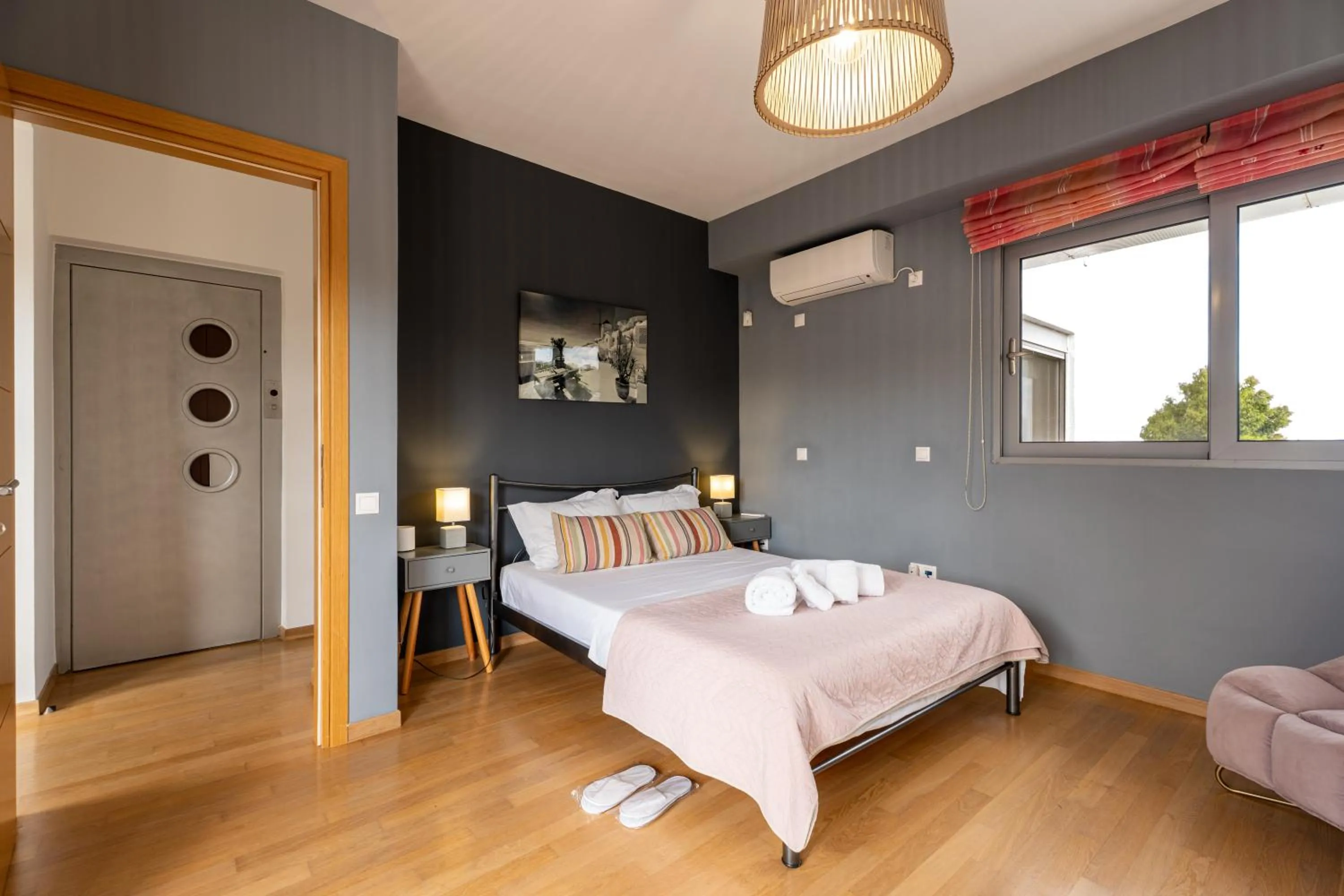 Bed in Evaeri villa