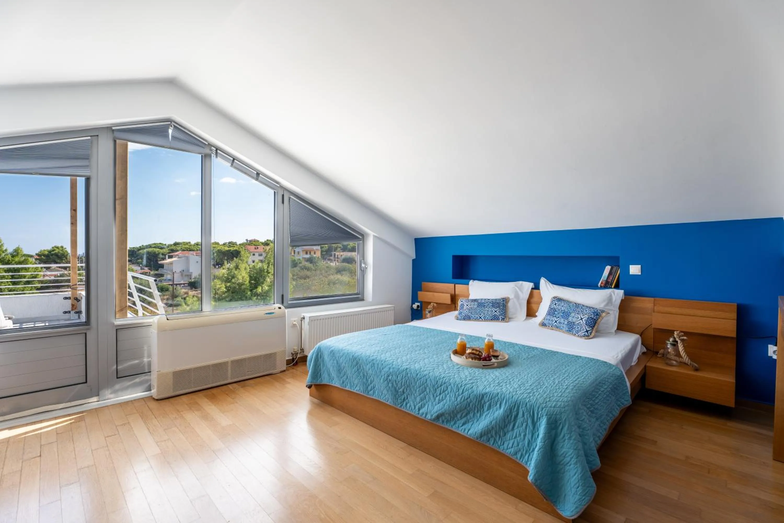 Bed in Evaeri villa
