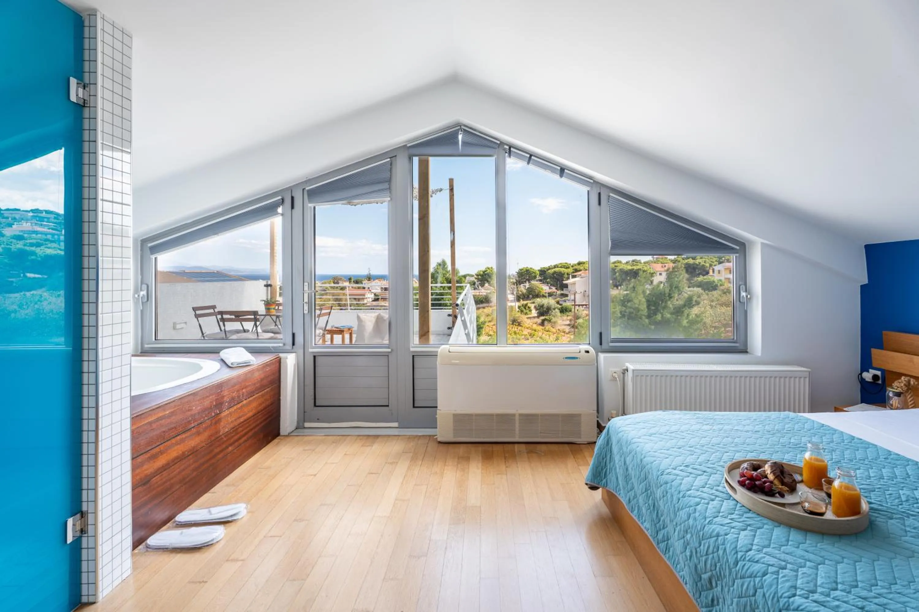 Bed in Evaeri villa