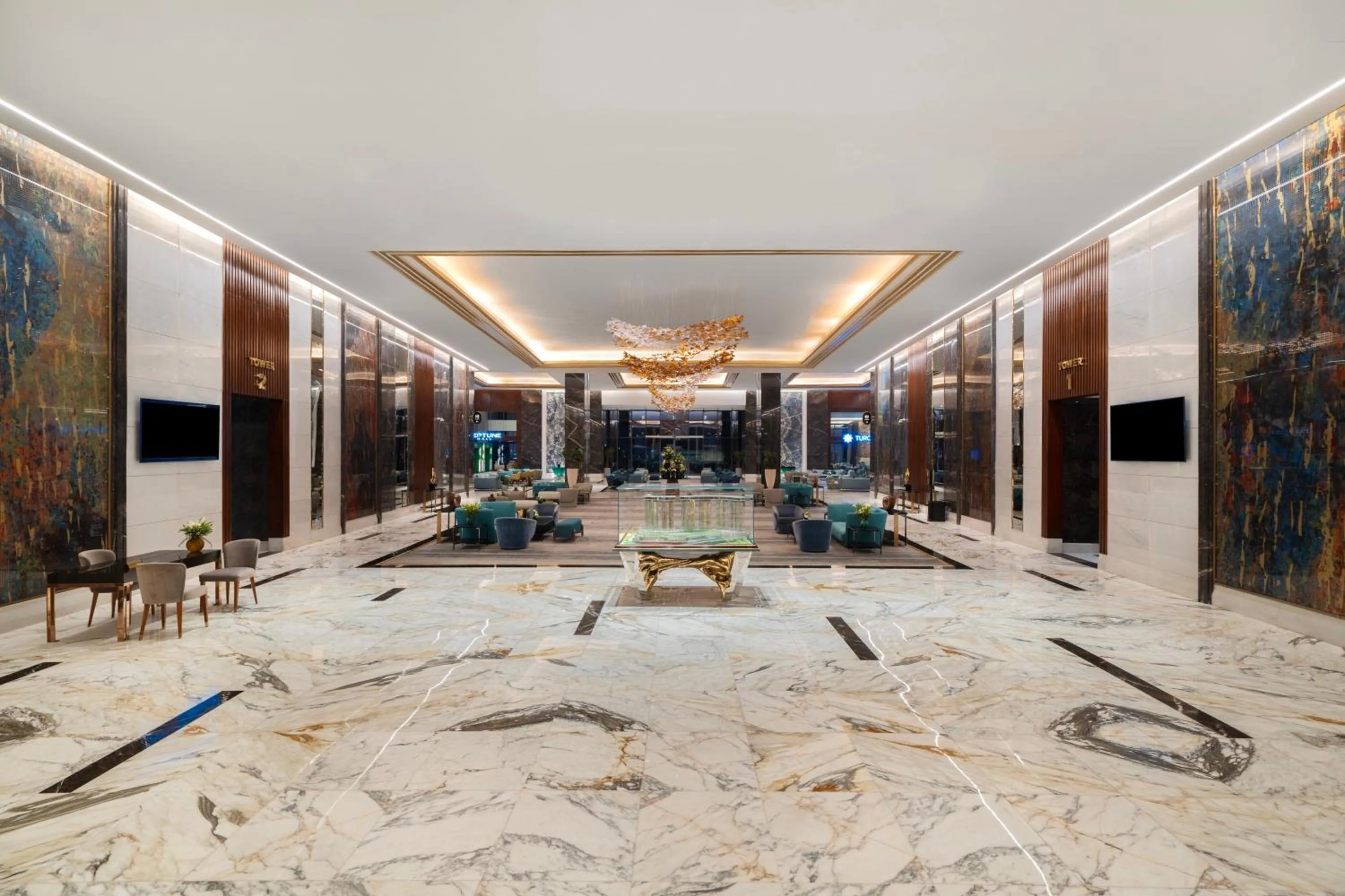 Lobby or reception in Rixos Premium Alamein