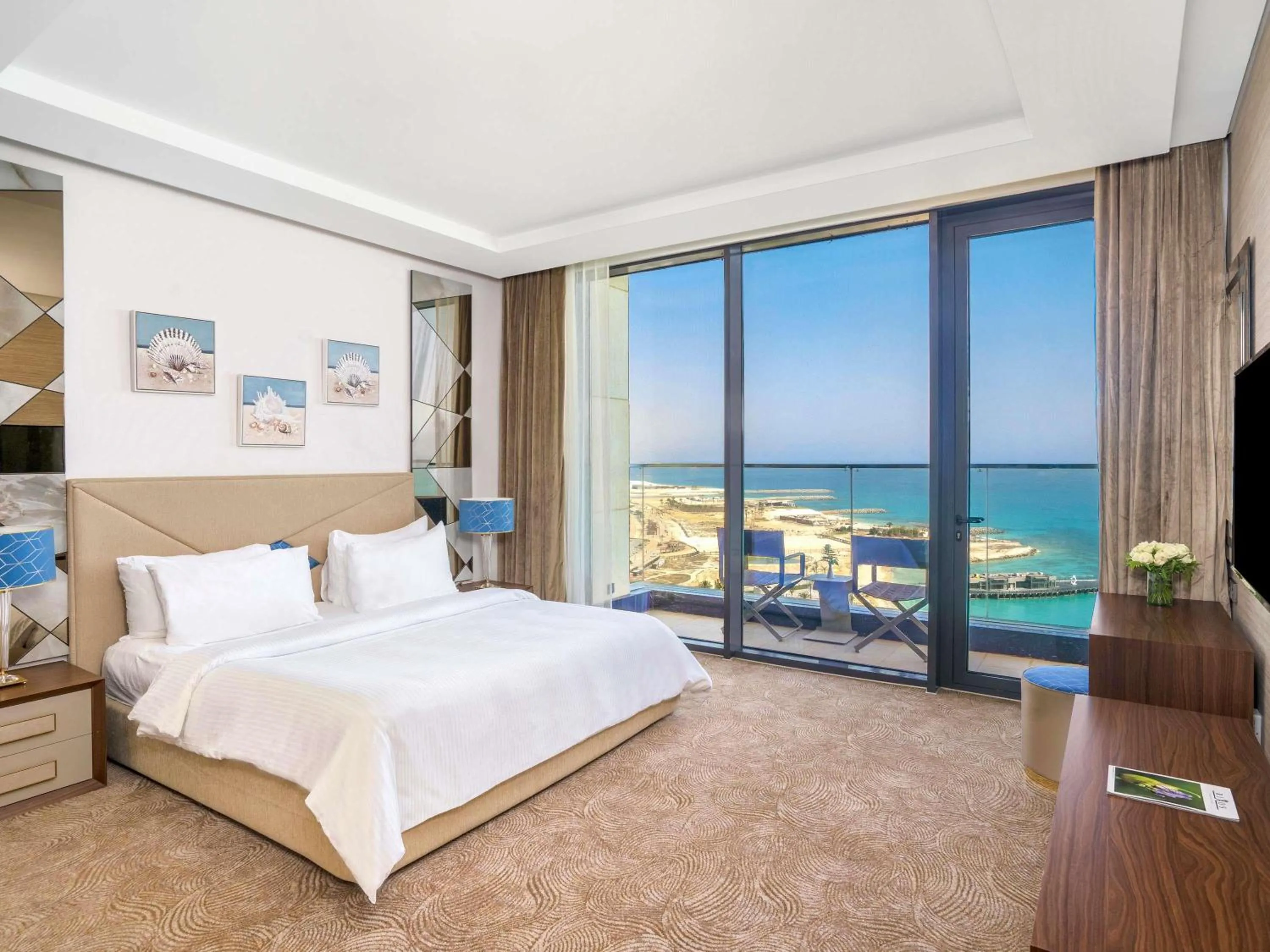 Bedroom, Bed in Rixos Premium Alamein