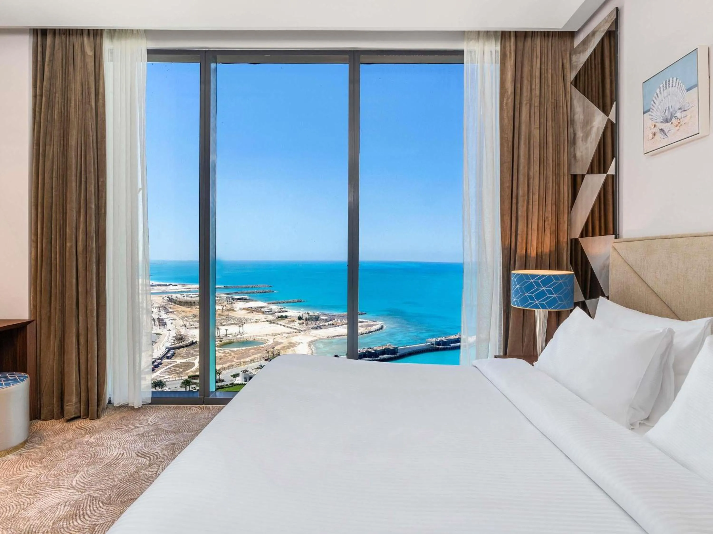 Bedroom, Bed in Rixos Premium Alamein