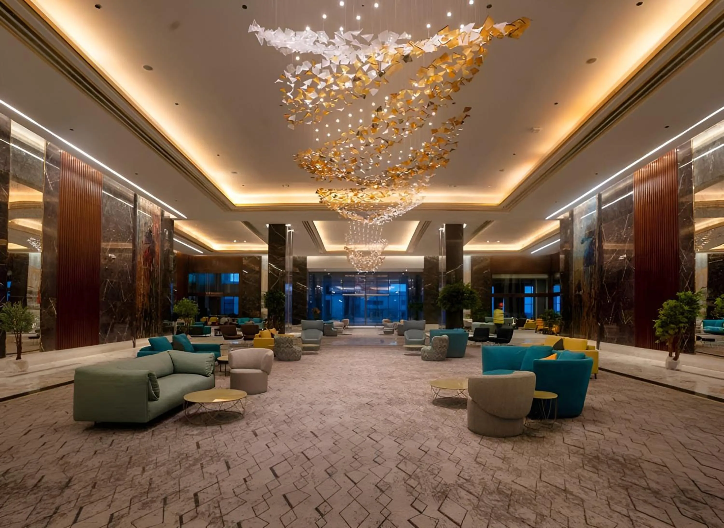 Seating area in Rixos Premium Alamein