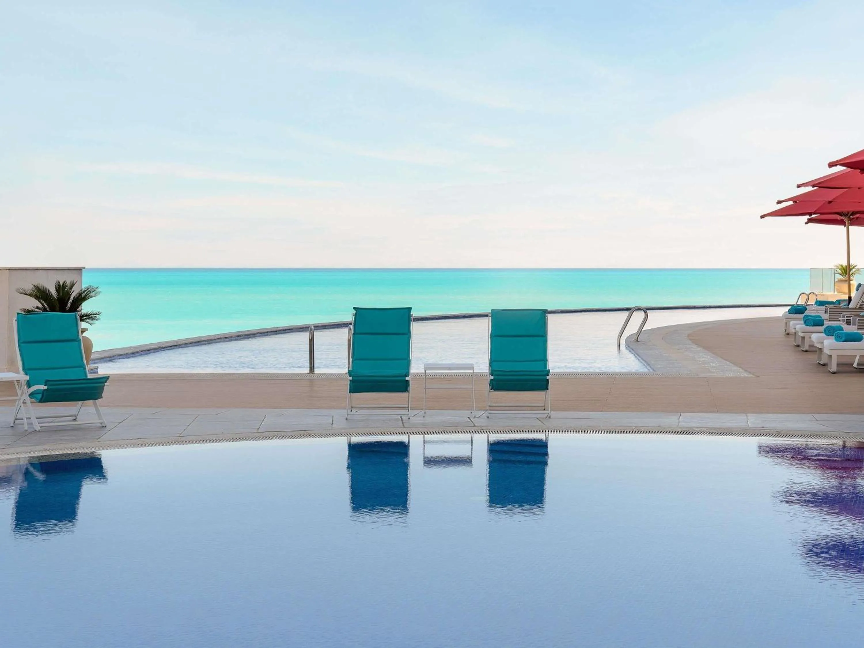 Pool view in Rixos Premium Alamein