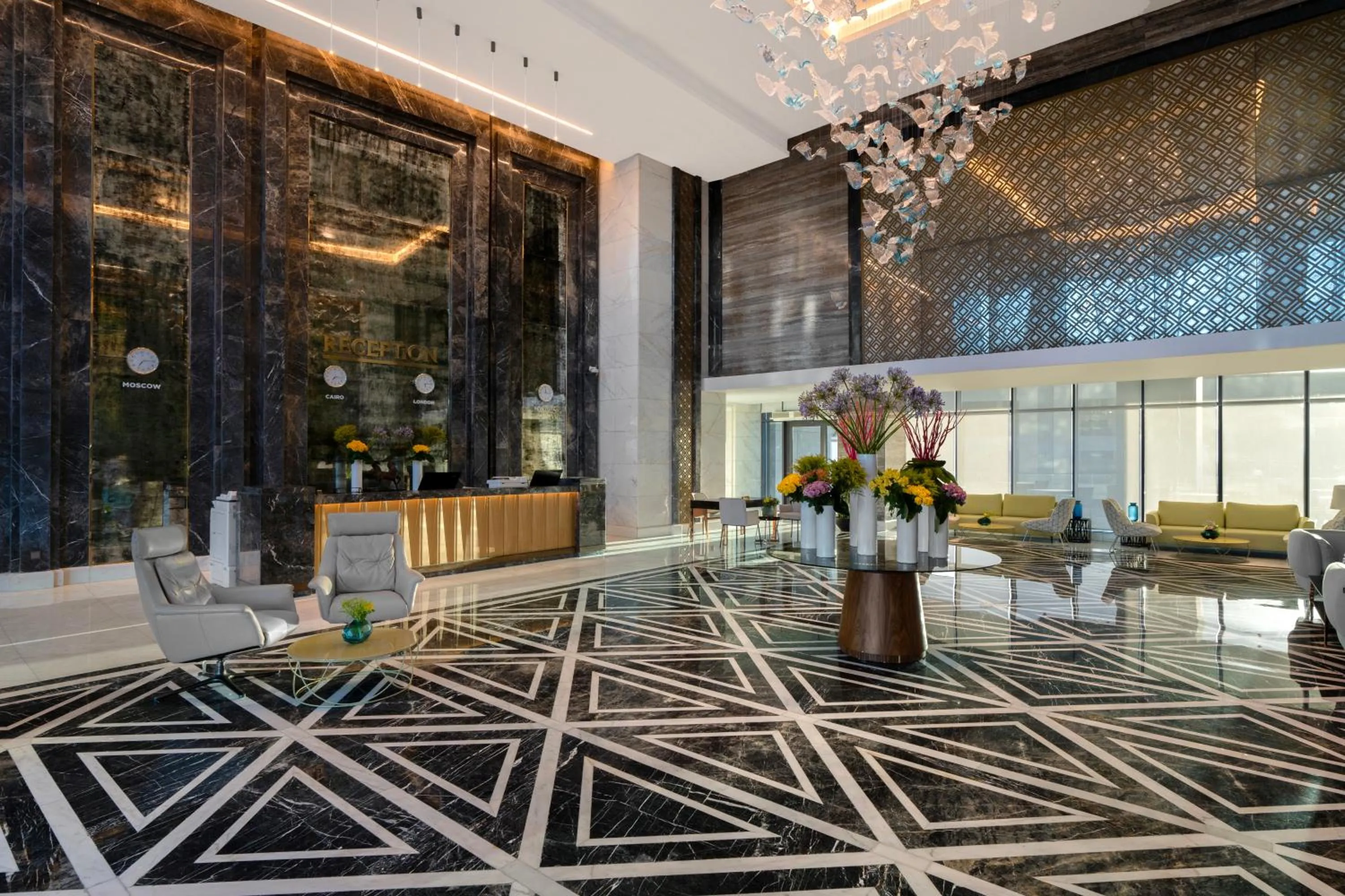 Lobby or reception in Rixos Premium Alamein