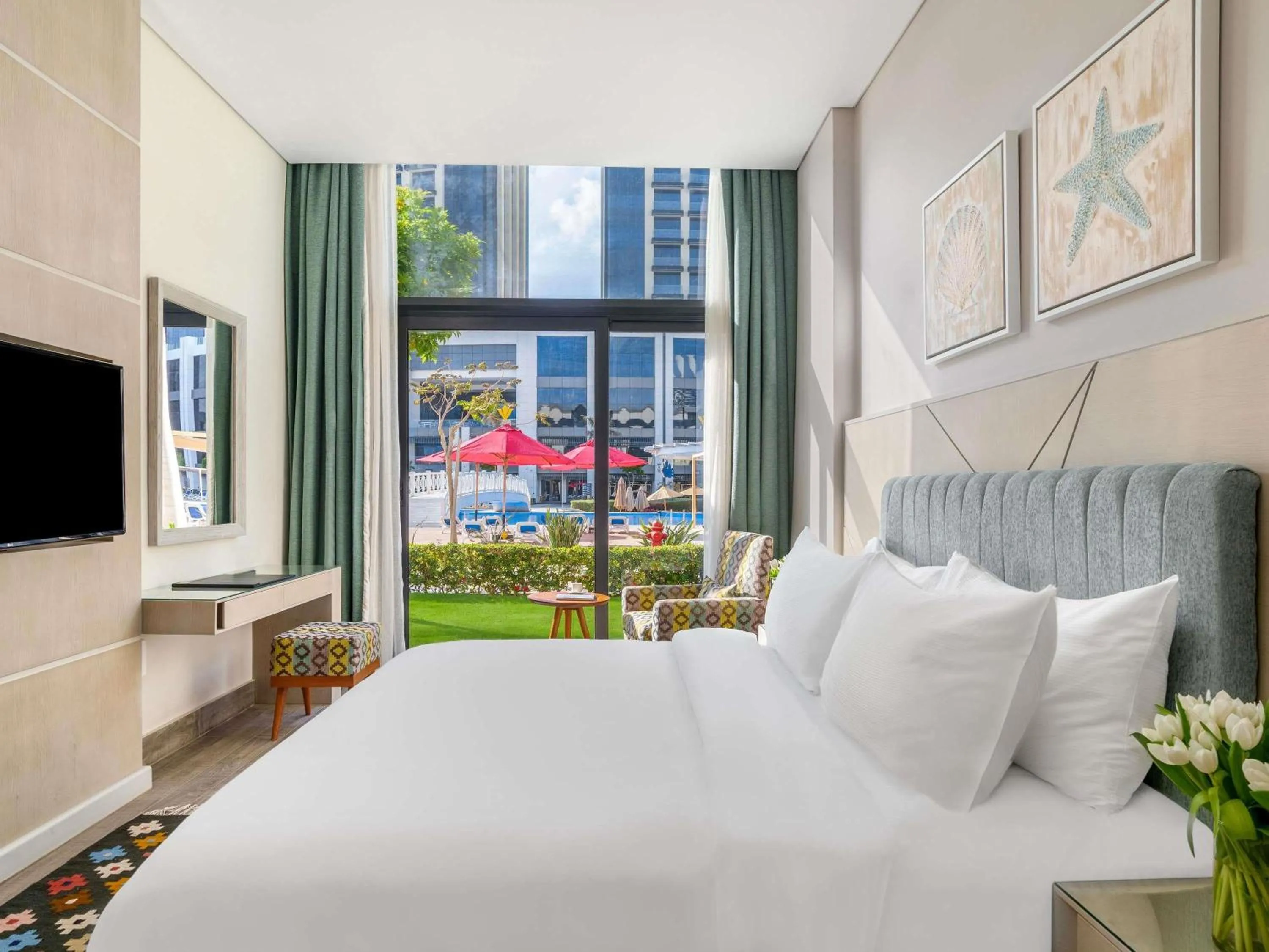 Bedroom, Bed in Rixos Premium Alamein