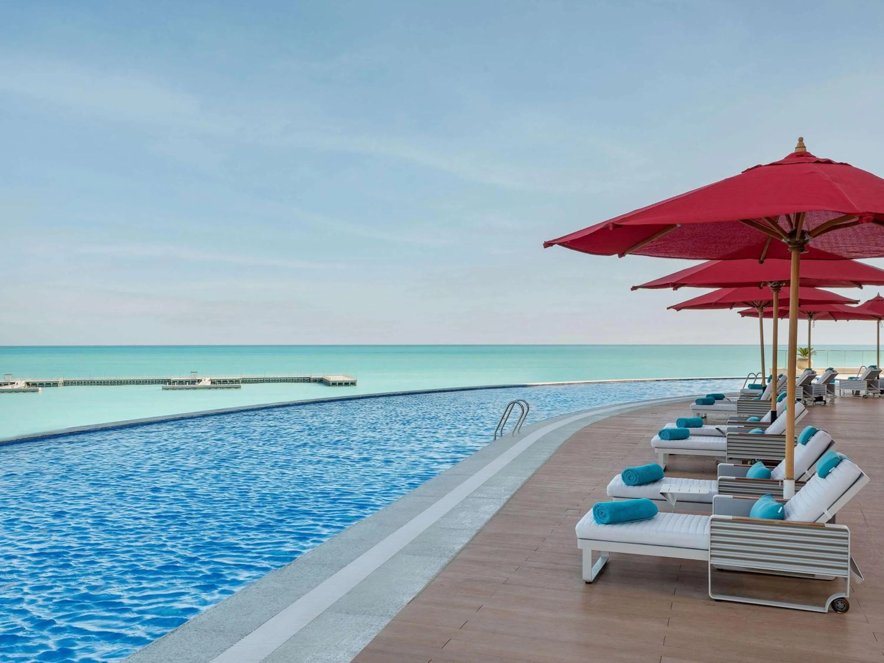 Pool view in Regal Heights Hotel