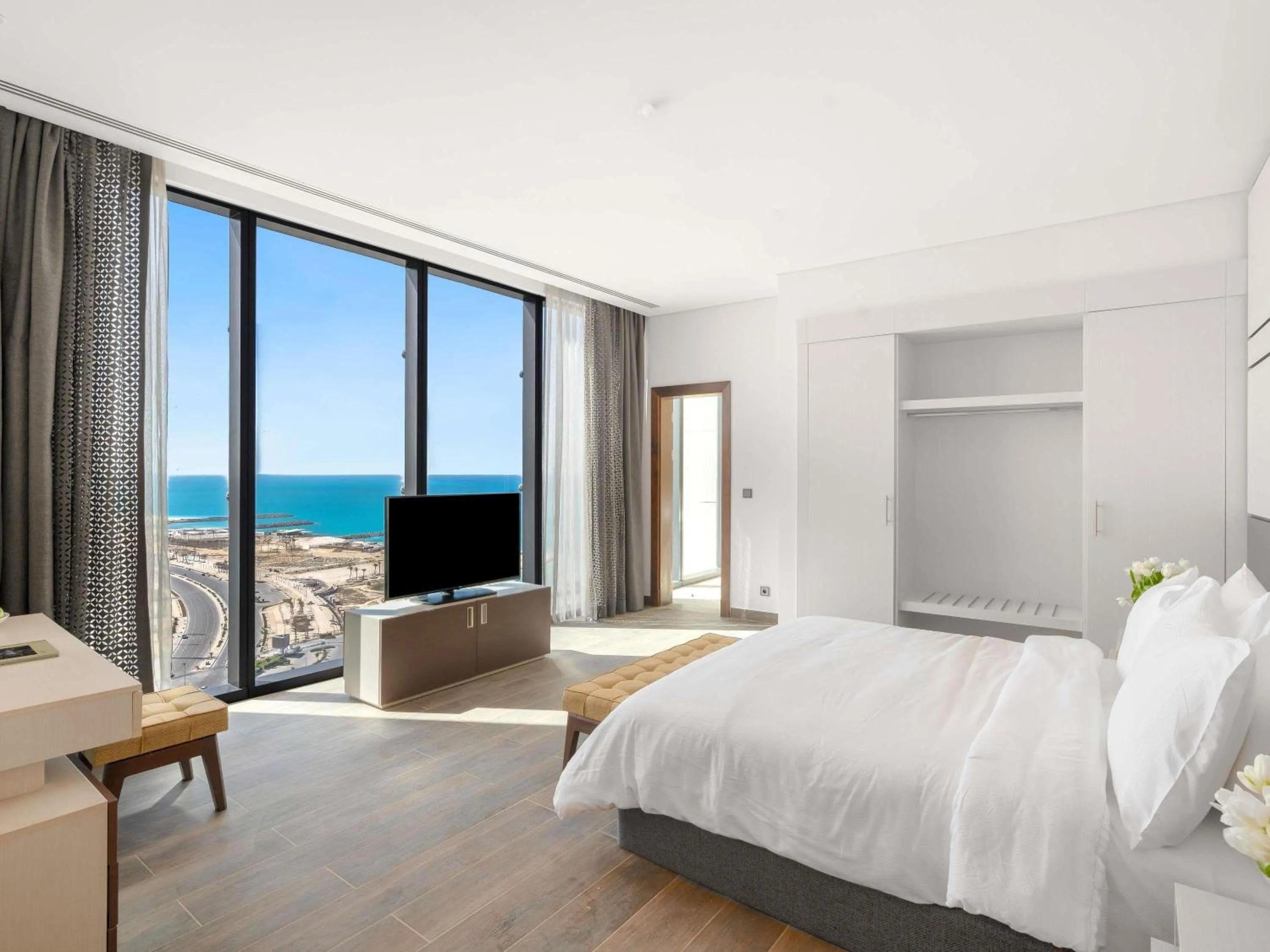 Bedroom, Bed in Rixos Premium Alamein