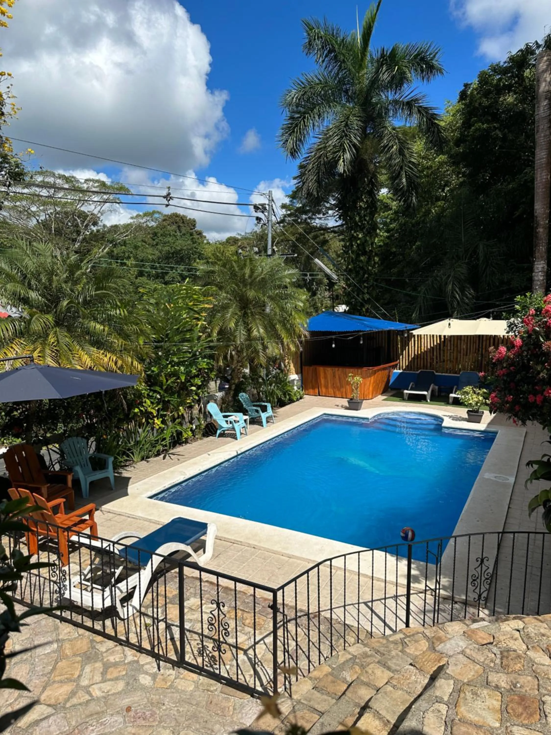 Swimming pool in Hospedaje Colibri