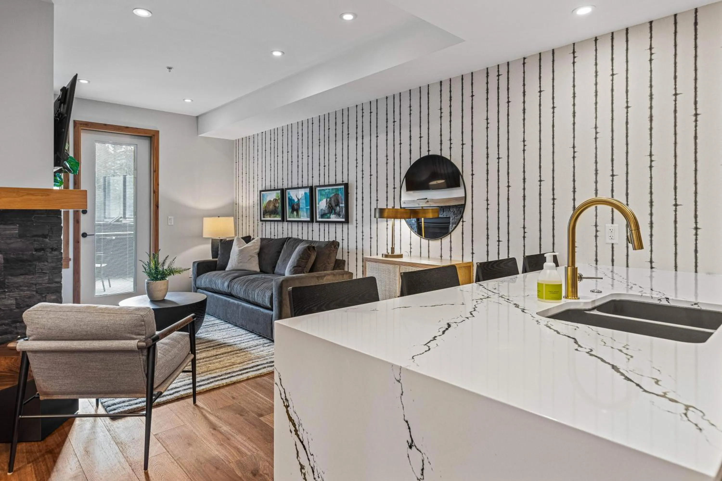 Living room in Spring Creek Vacations