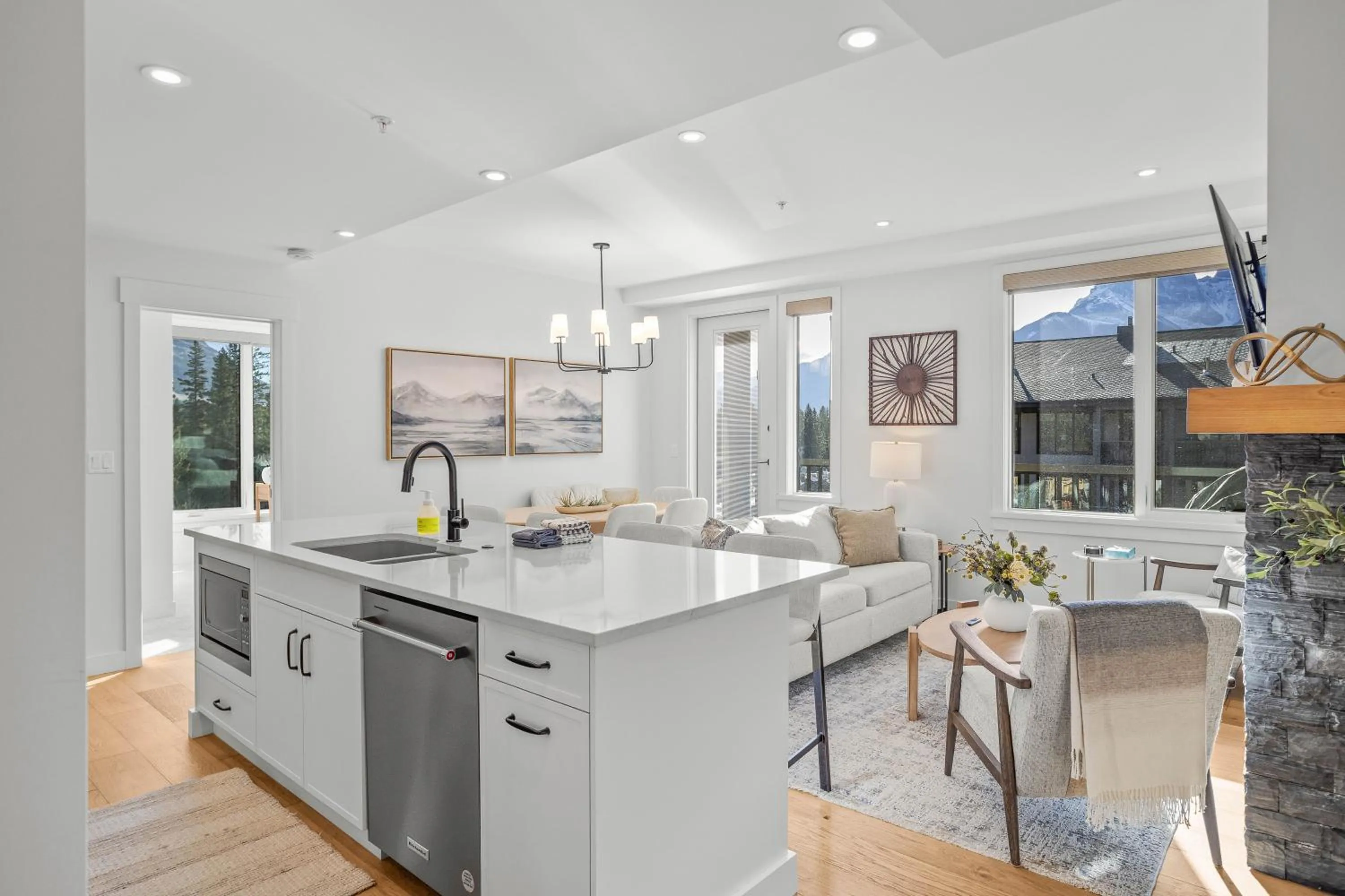 Living room in Spring Creek Vacations