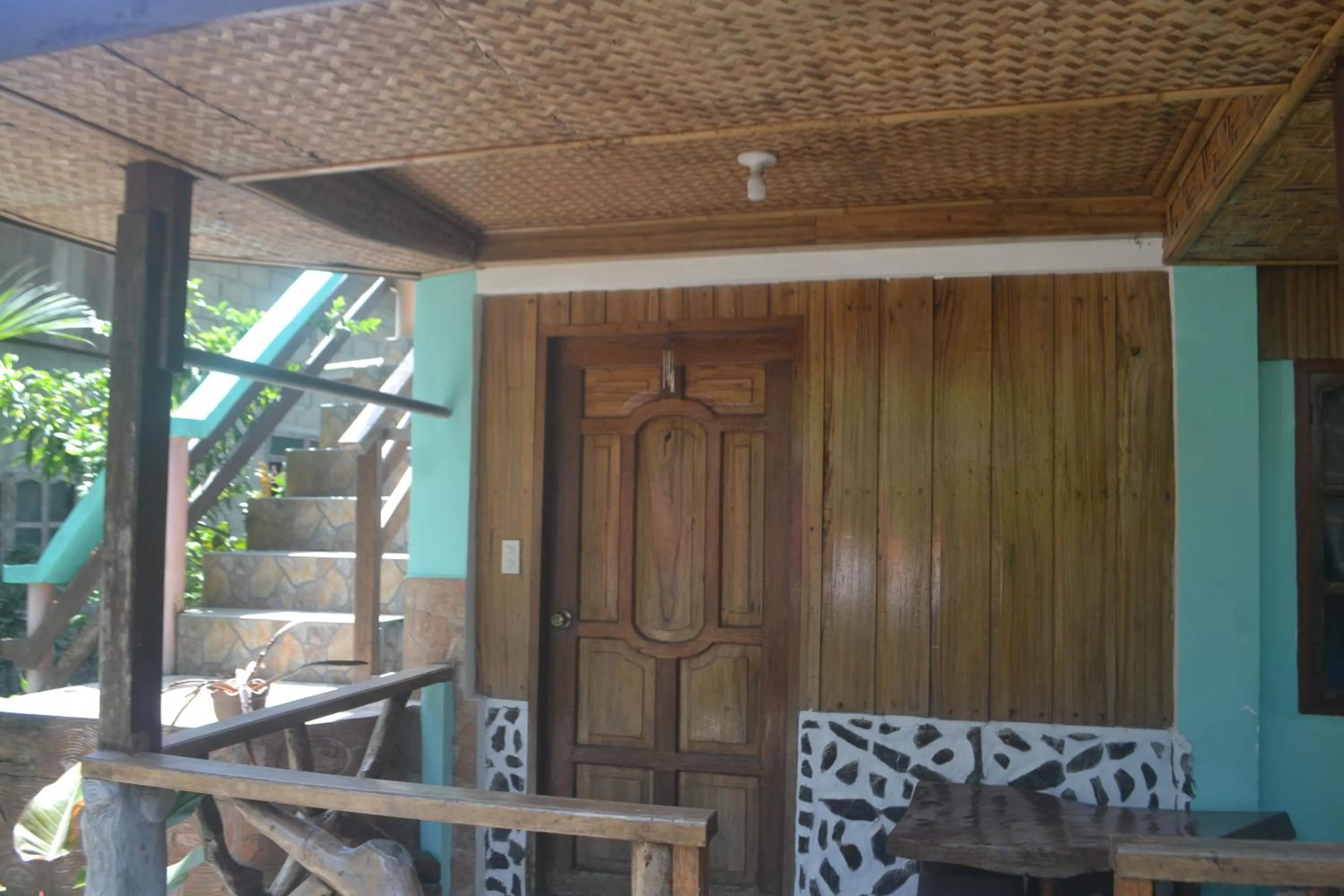Balcony/Terrace in SHENAMAE Pension&Apartel