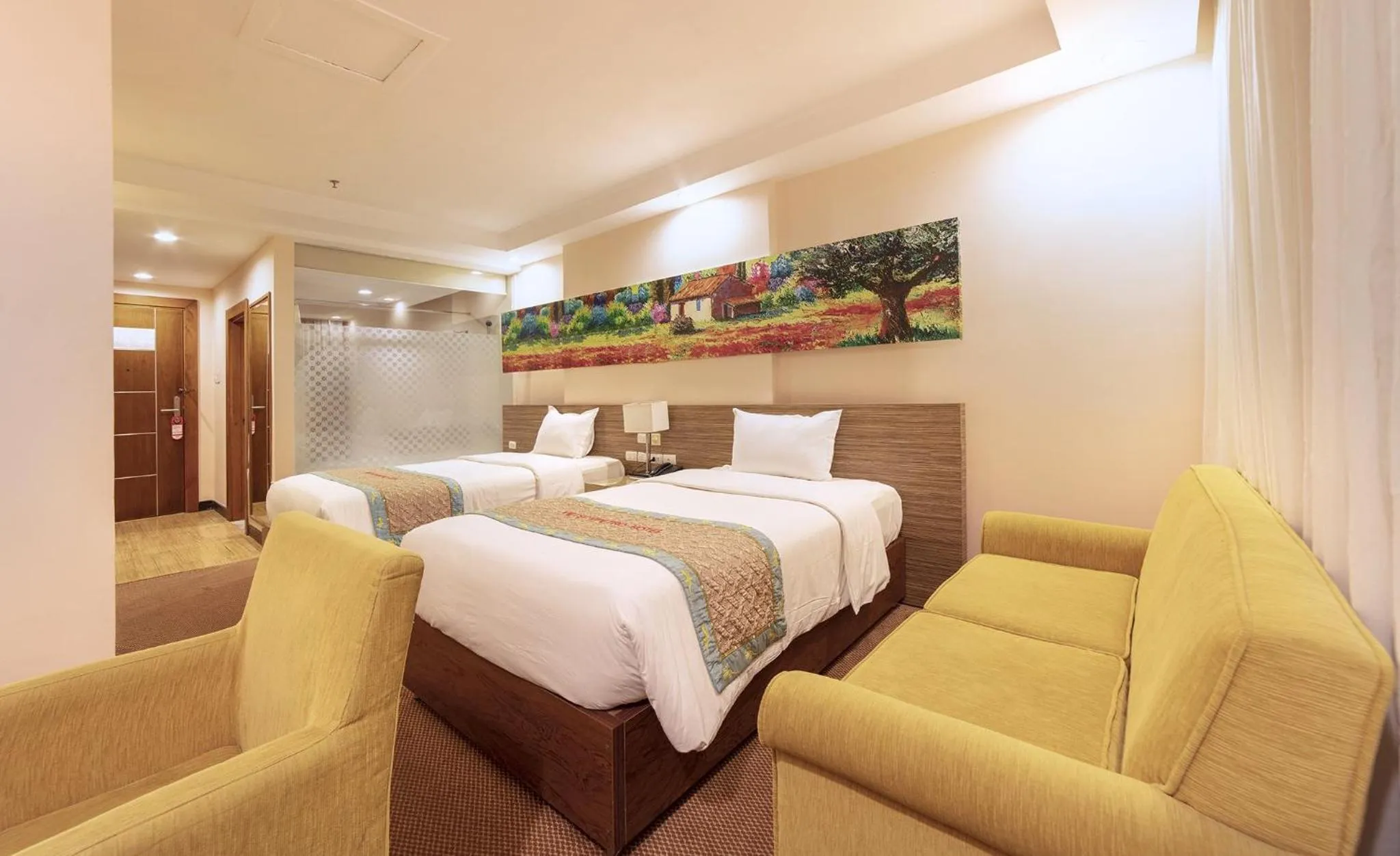 Photo of the whole room, Bed in Vietsovpetro Hotel Dalat