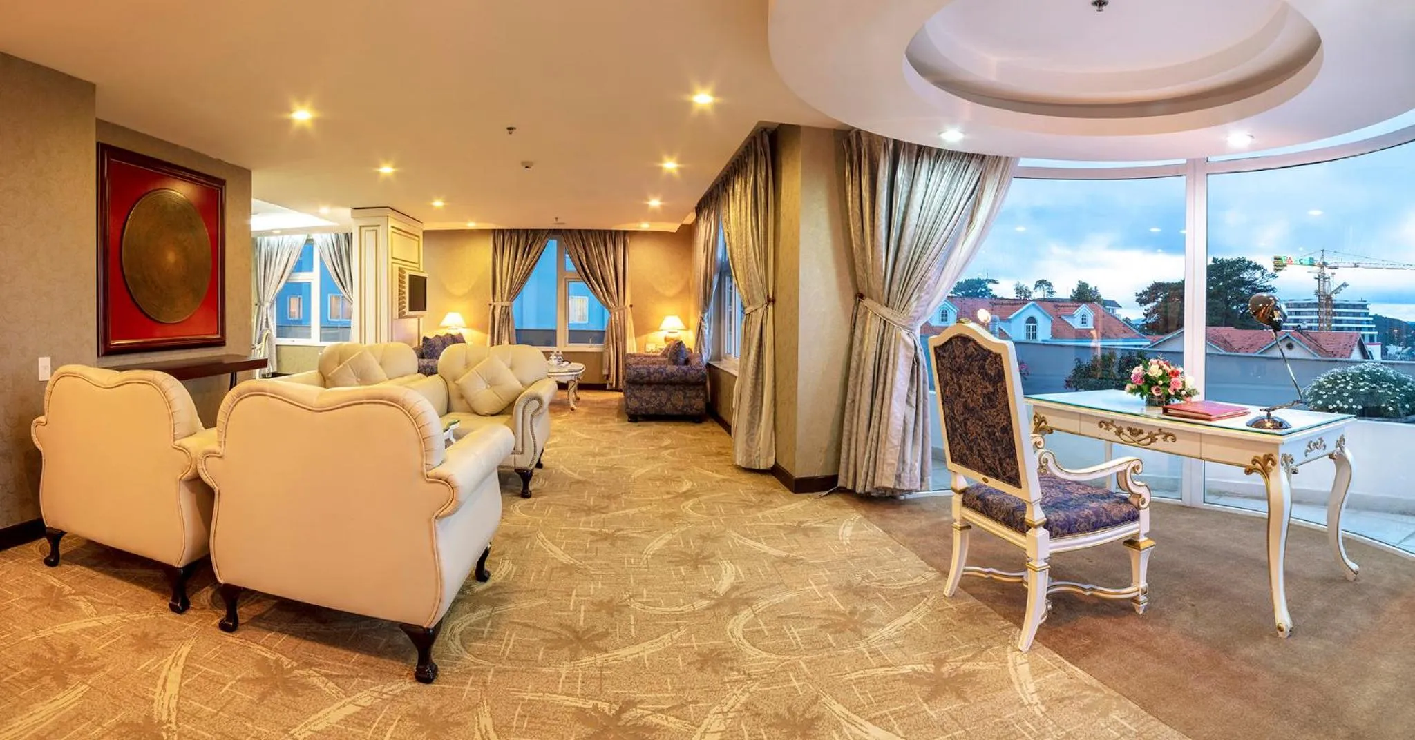 Seating area in Vietsovpetro Hotel Dalat