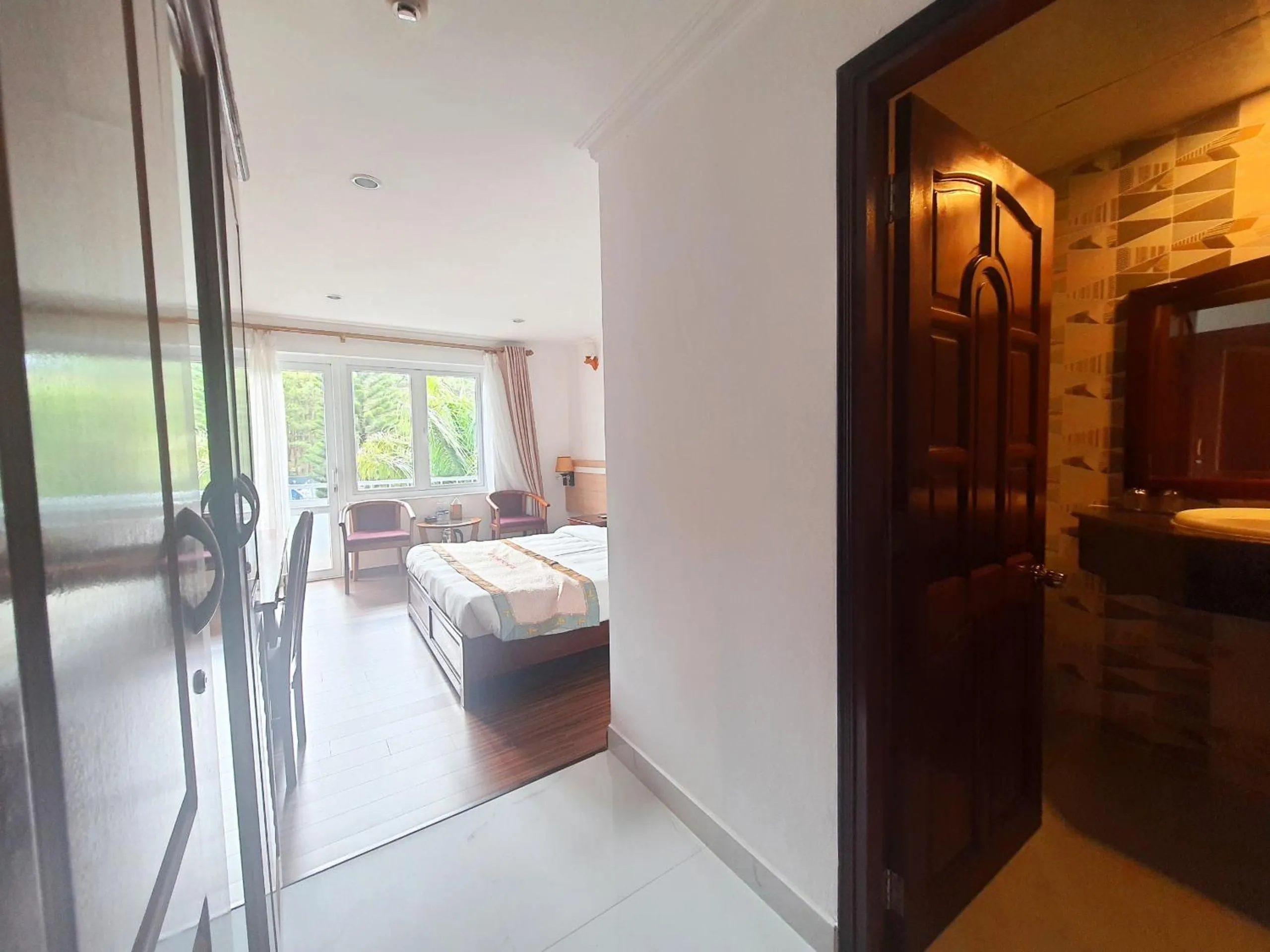 Bed in Vietsovpetro Hotel Dalat