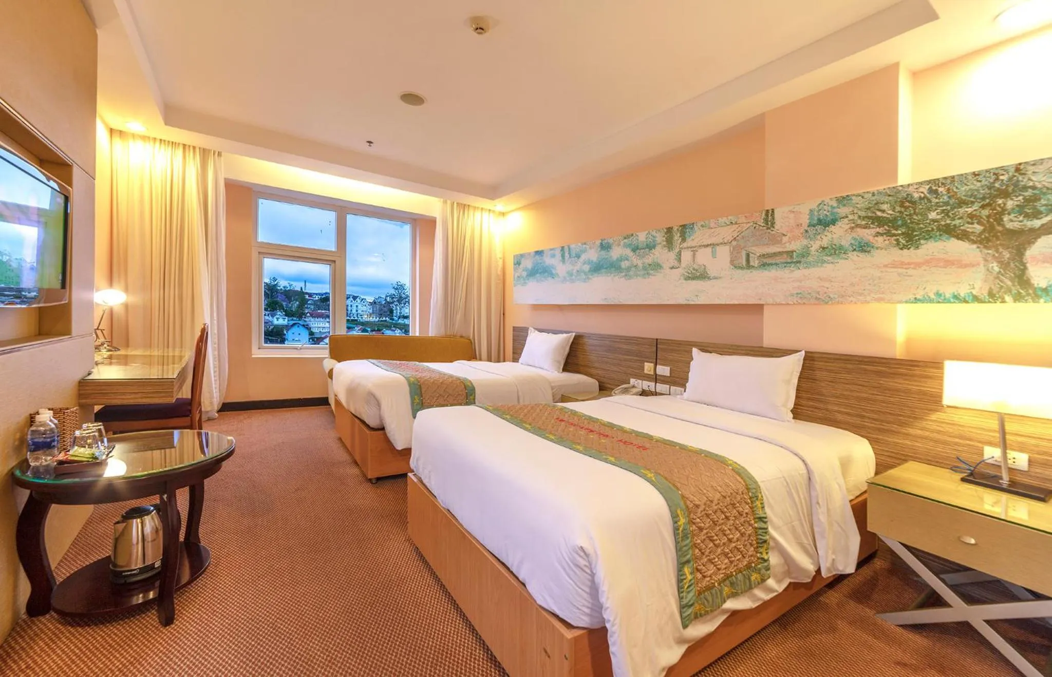 Bed in Vietsovpetro Hotel Dalat