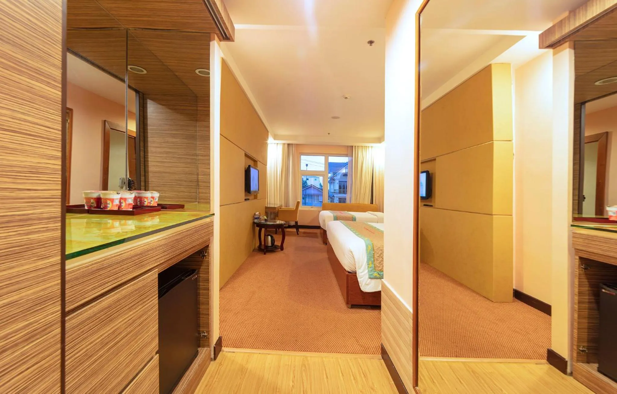 Bed in Vietsovpetro Hotel Dalat