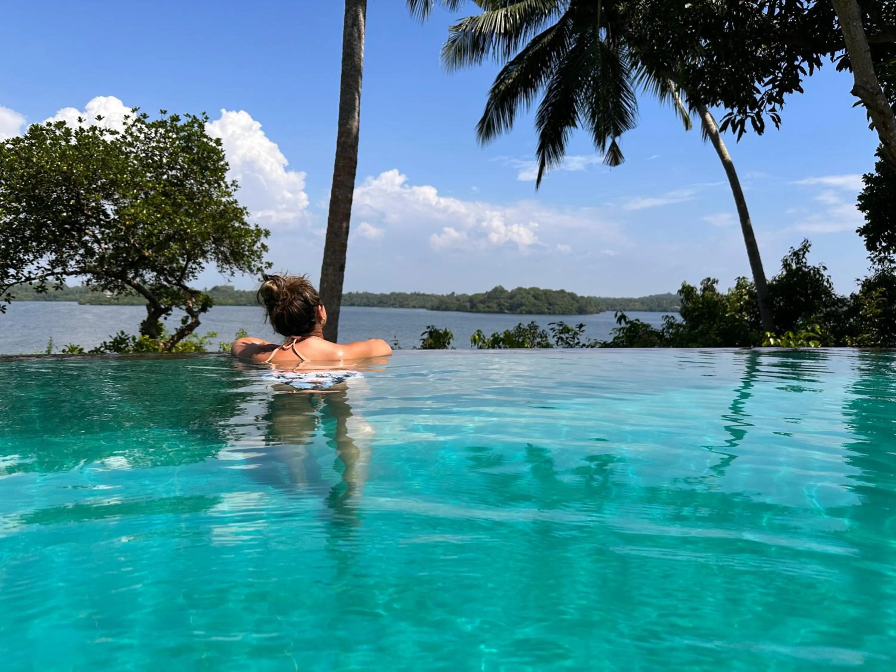 Pool view in Serendipity Lake - Hikkaduwa