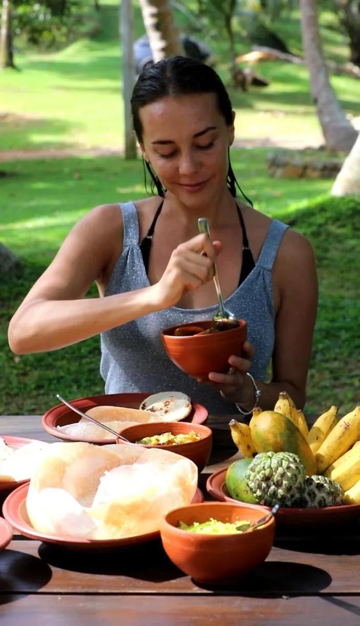 Food in Serendipity Lake - Hikkaduwa