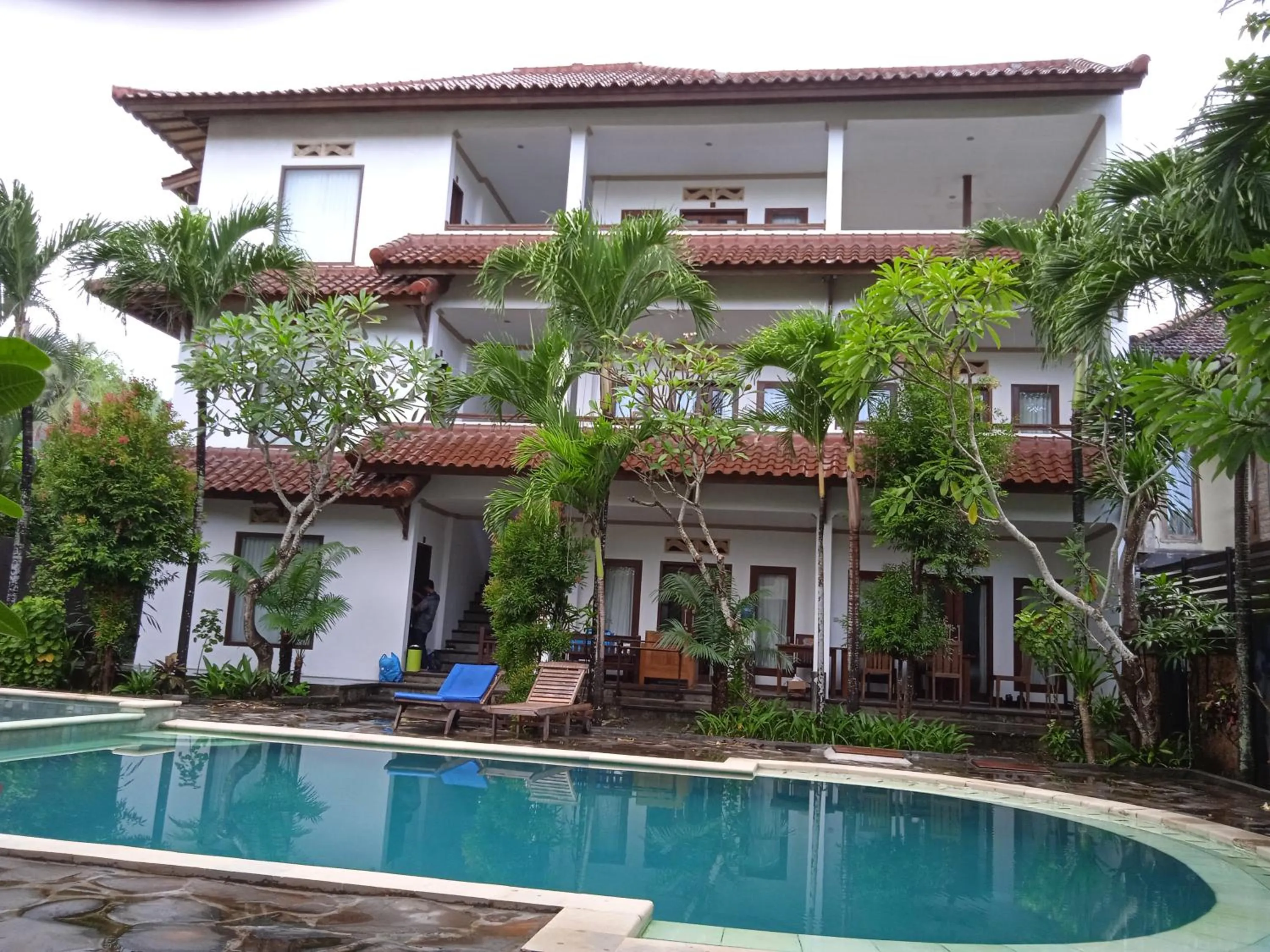 Property building in family house hotel kuta