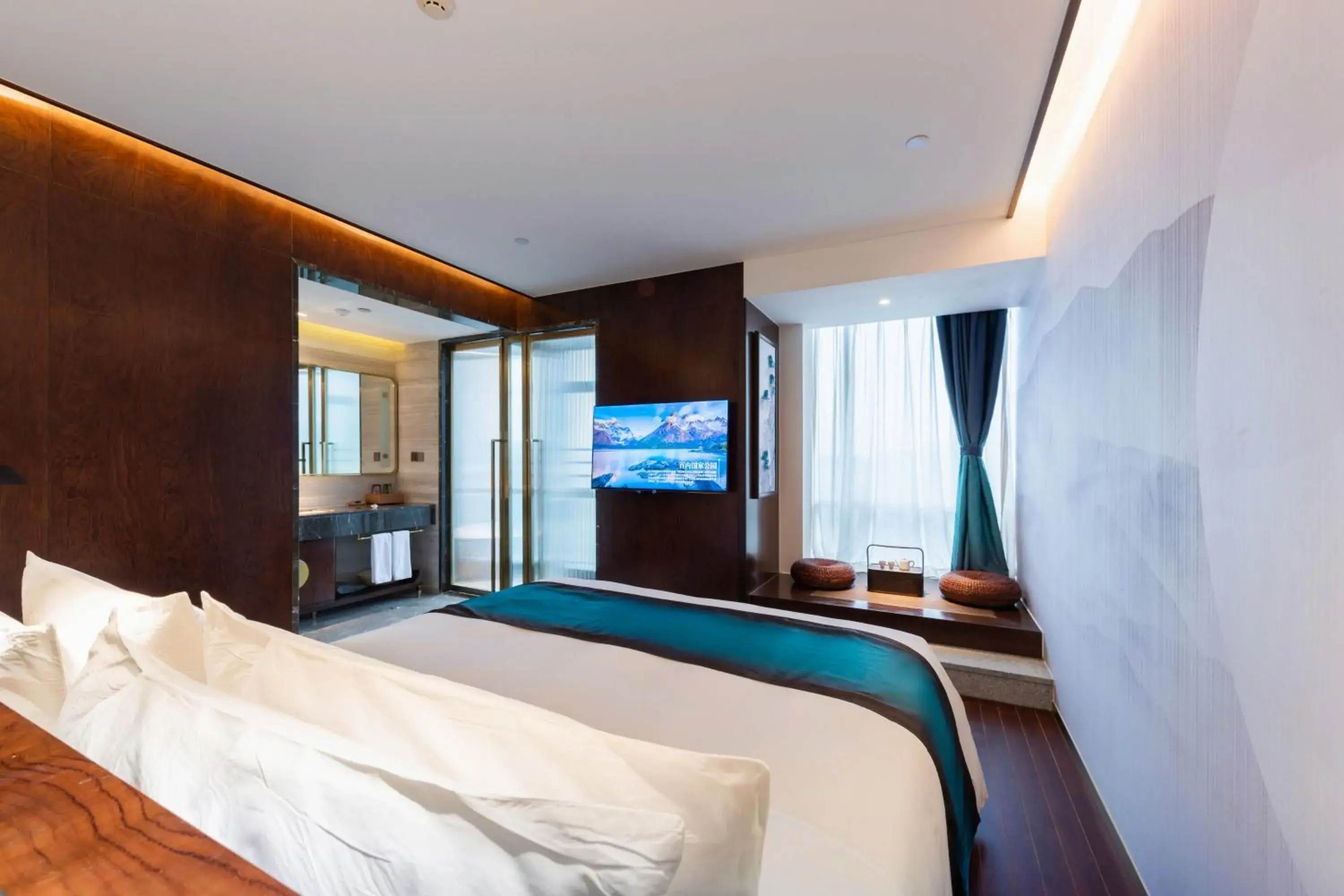 Bed in New Century Hotel Qianchao Hangzhou Bed in New Century Hotel Qianchao Hangzhou