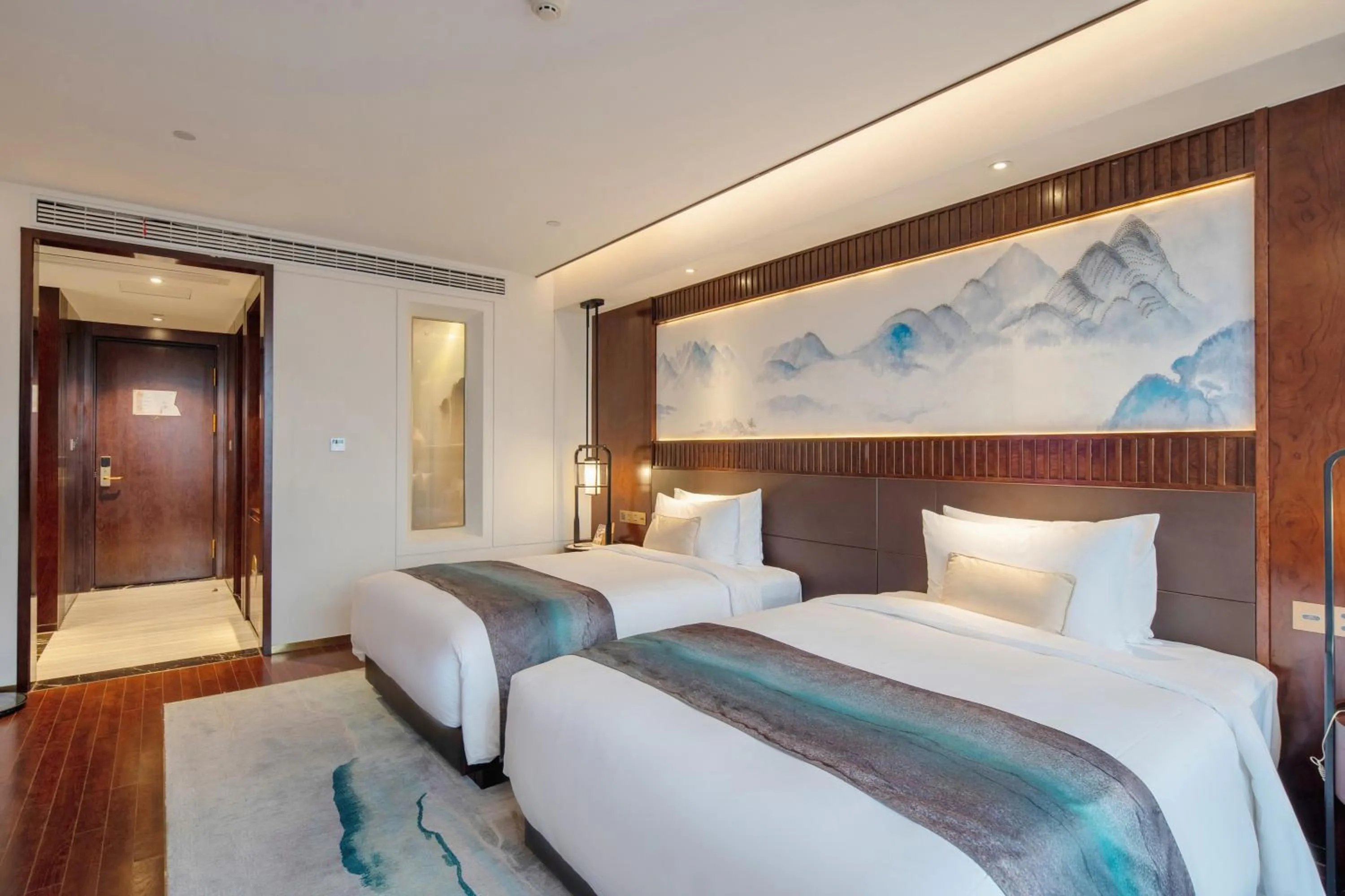 Bed in New Century Hotel Qianchao Hangzhou