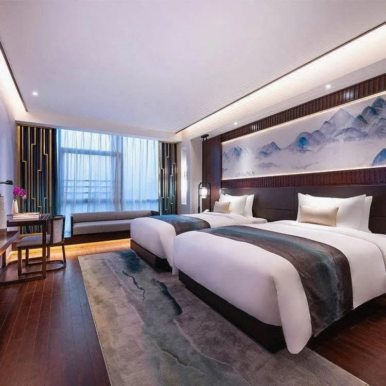 Bed in New Century Hotel Qianchao Hangzhou