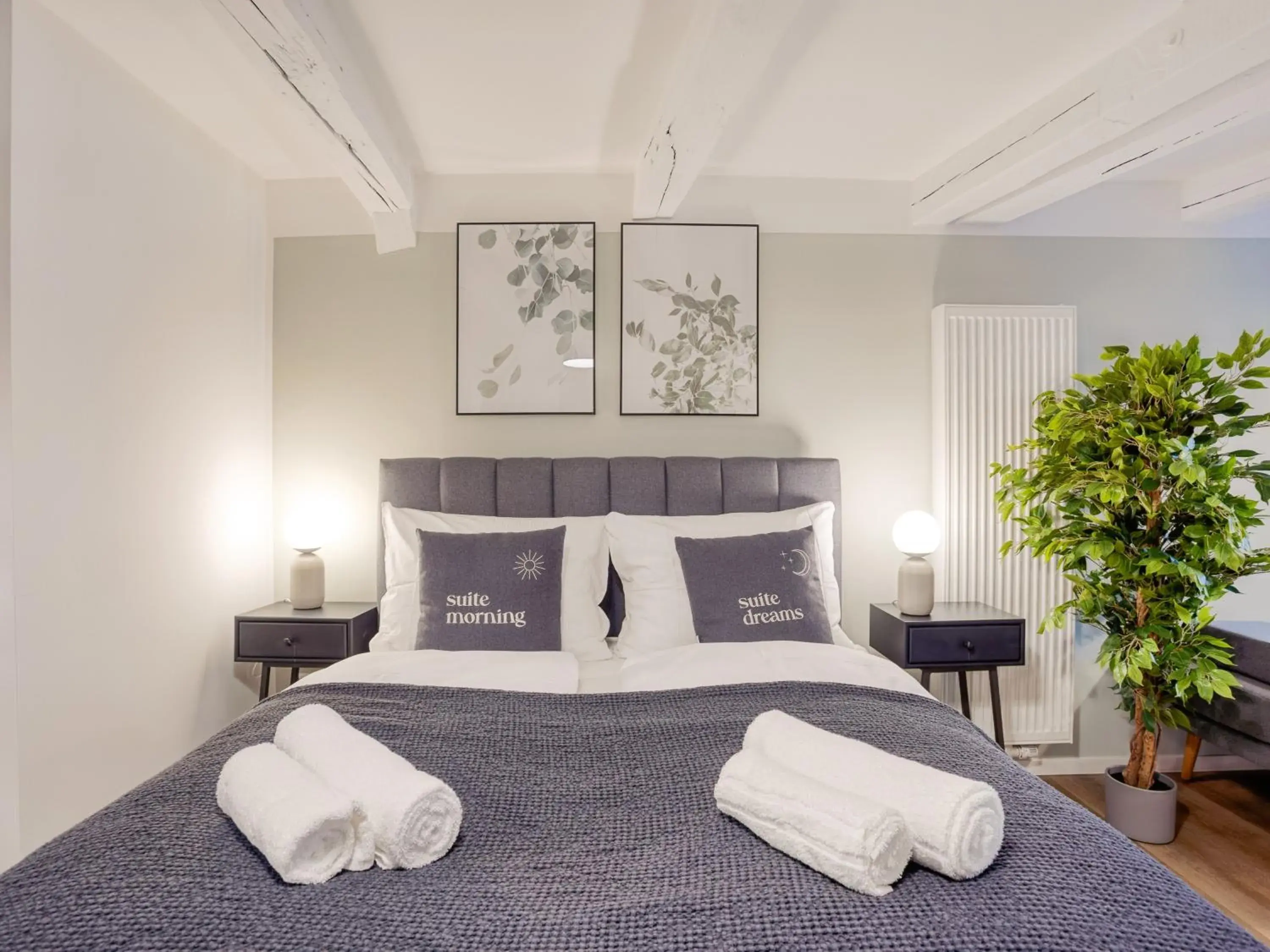 Bed in Limehome Zwickau Hauptmarkt Bed in Limehome Zwickau Hauptmarkt