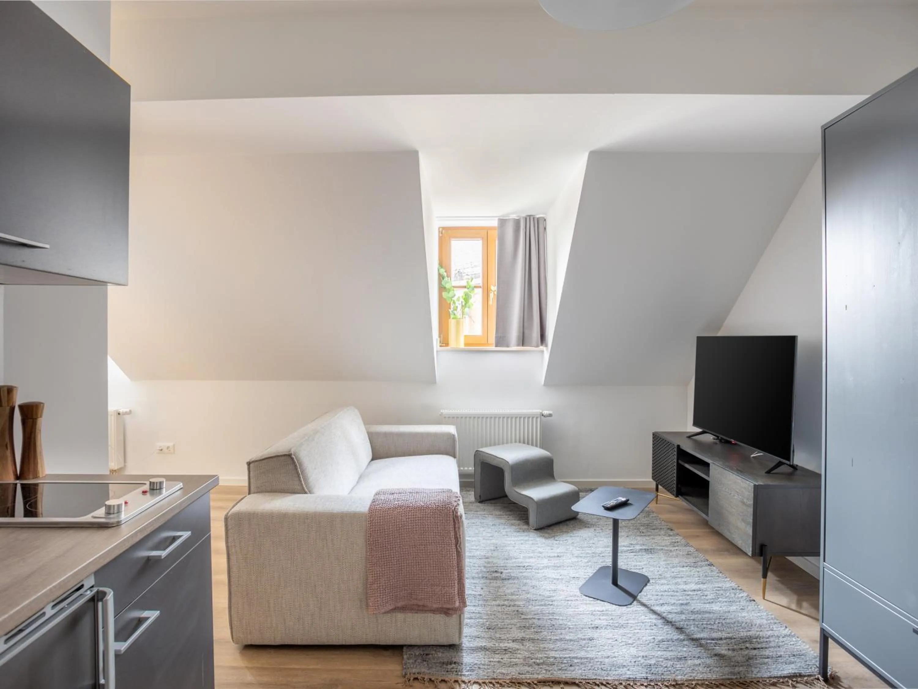 TV and multimedia in Limehome Zwickau Hauptmarkt