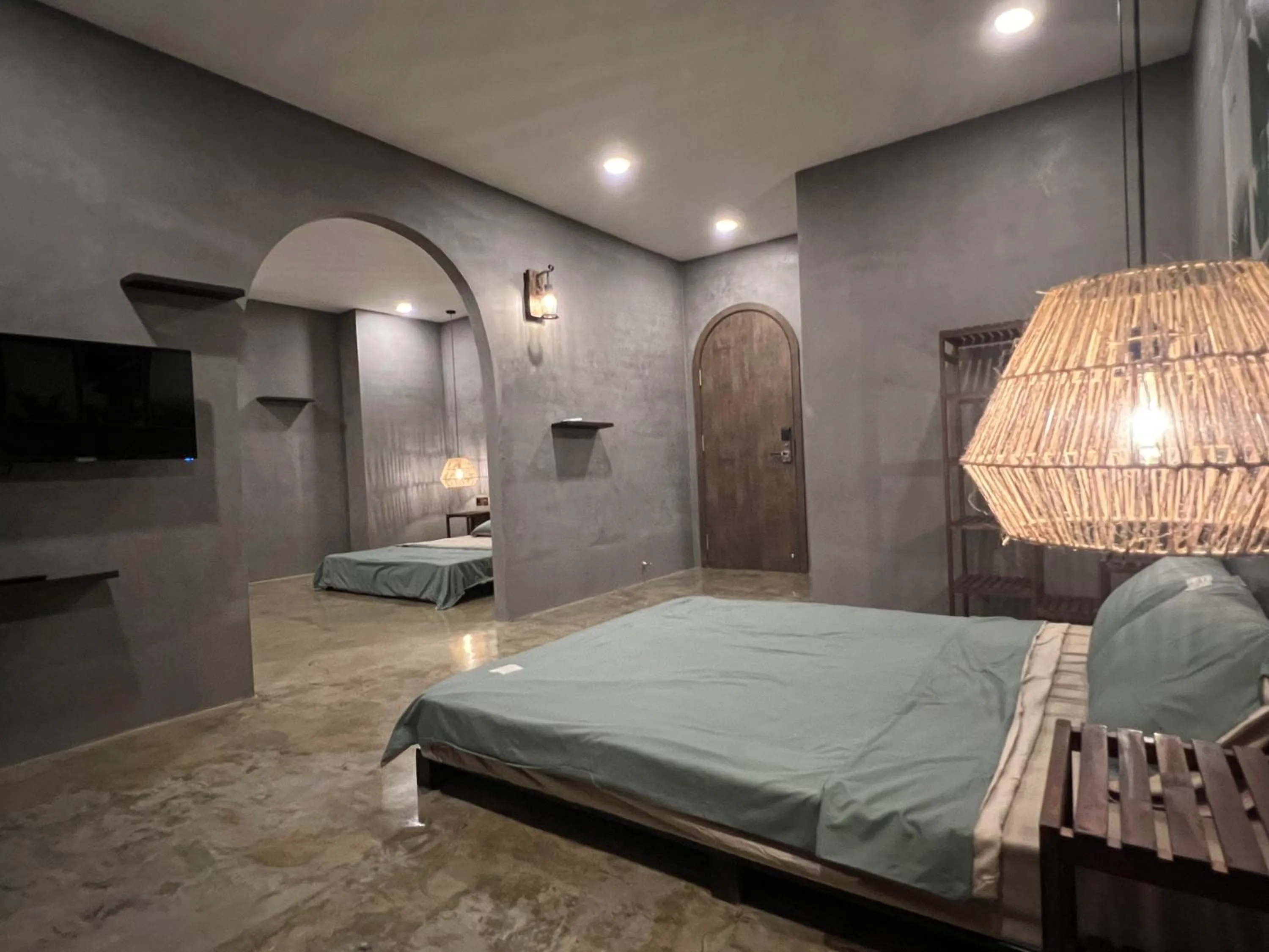 Bed in Amara PhuQuoc Hotel