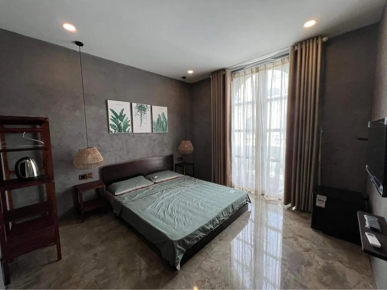 Bed in Amara PhuQuoc Hotel