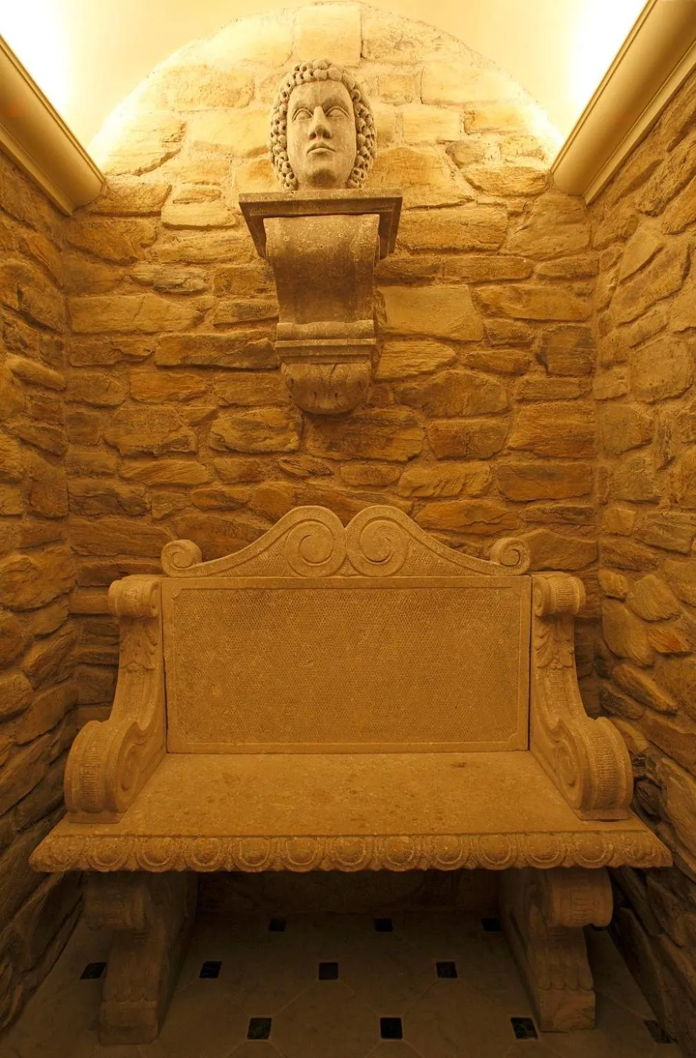 Steam room in Hotel Miramonti