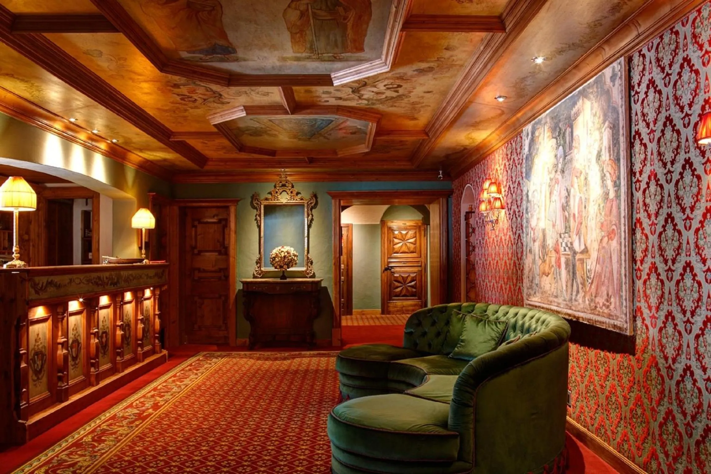 Lobby or reception in Hotel Miramonti