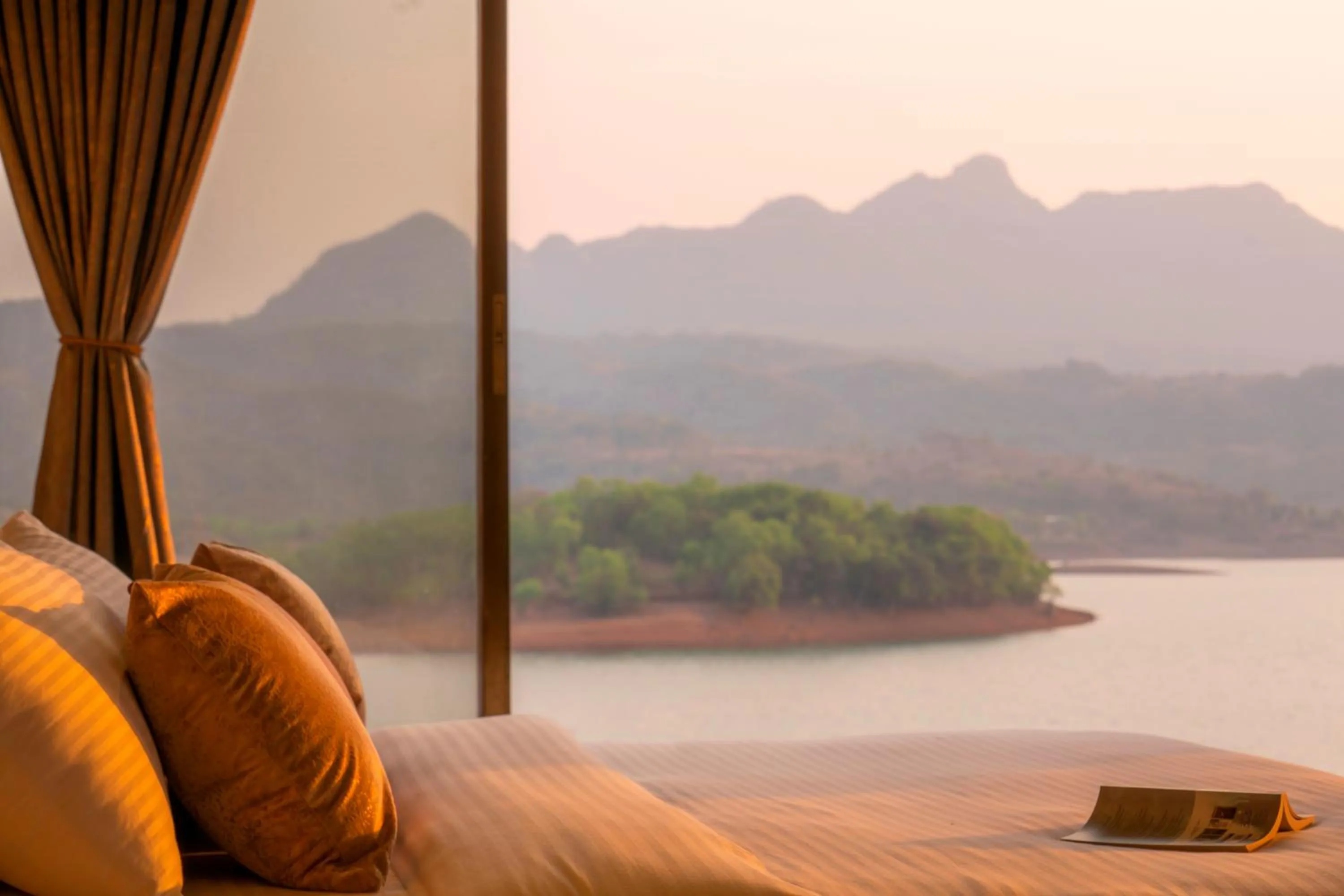 Lake view in Zostel Plus Lonavala