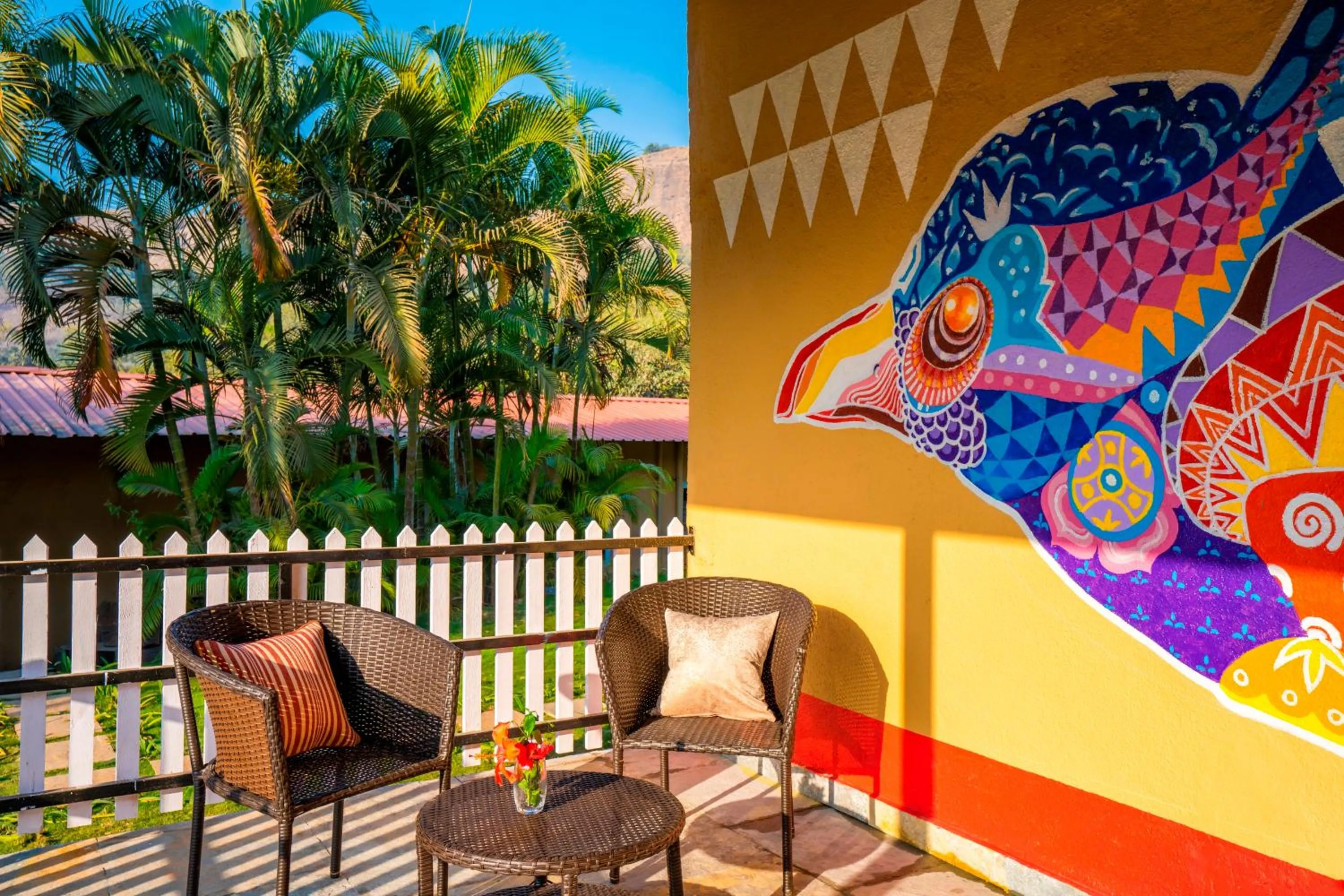 Balcony/Terrace in Zostel Plus Lonavala