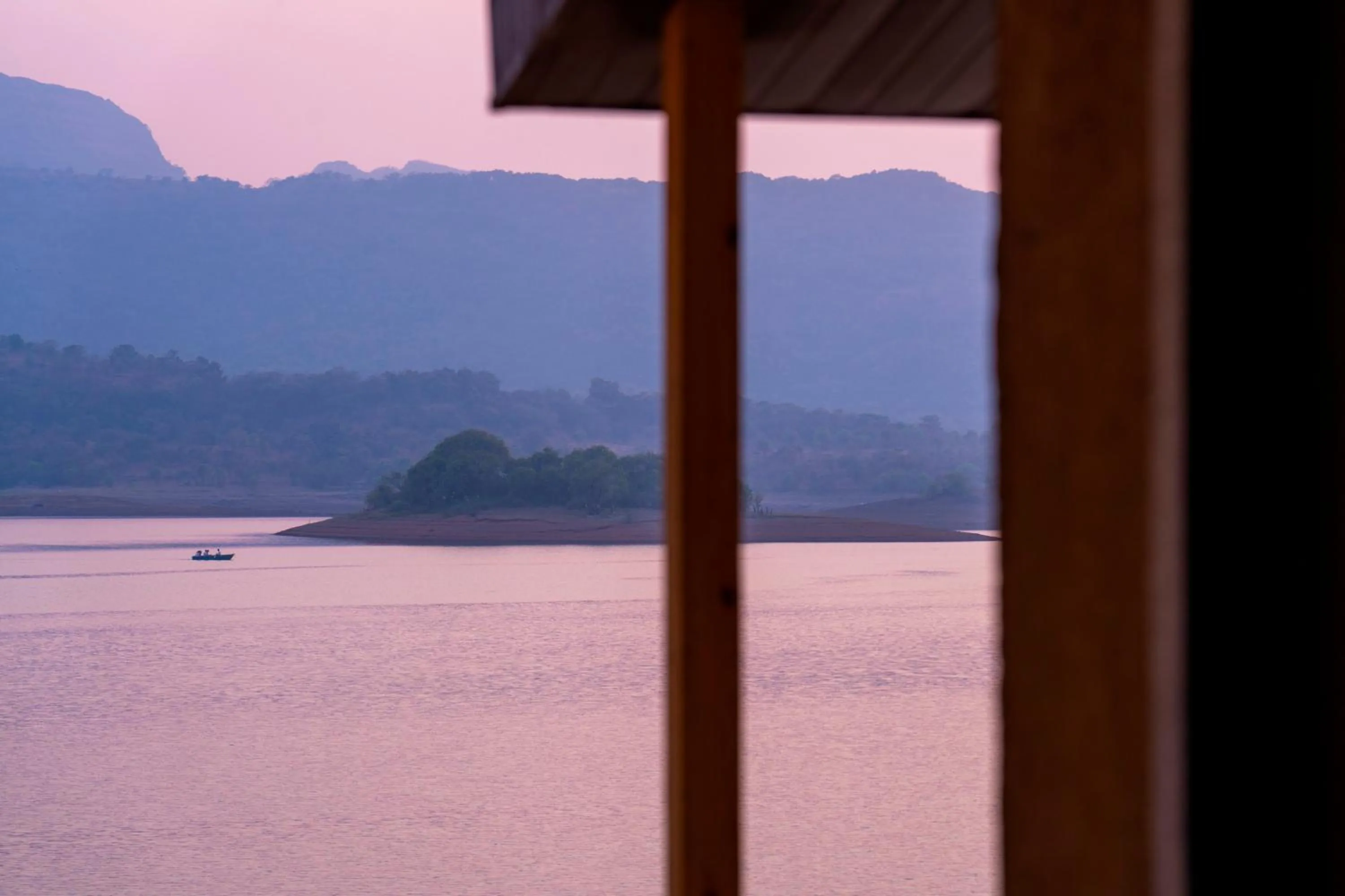 Lake view in Zostel Plus Lonavala