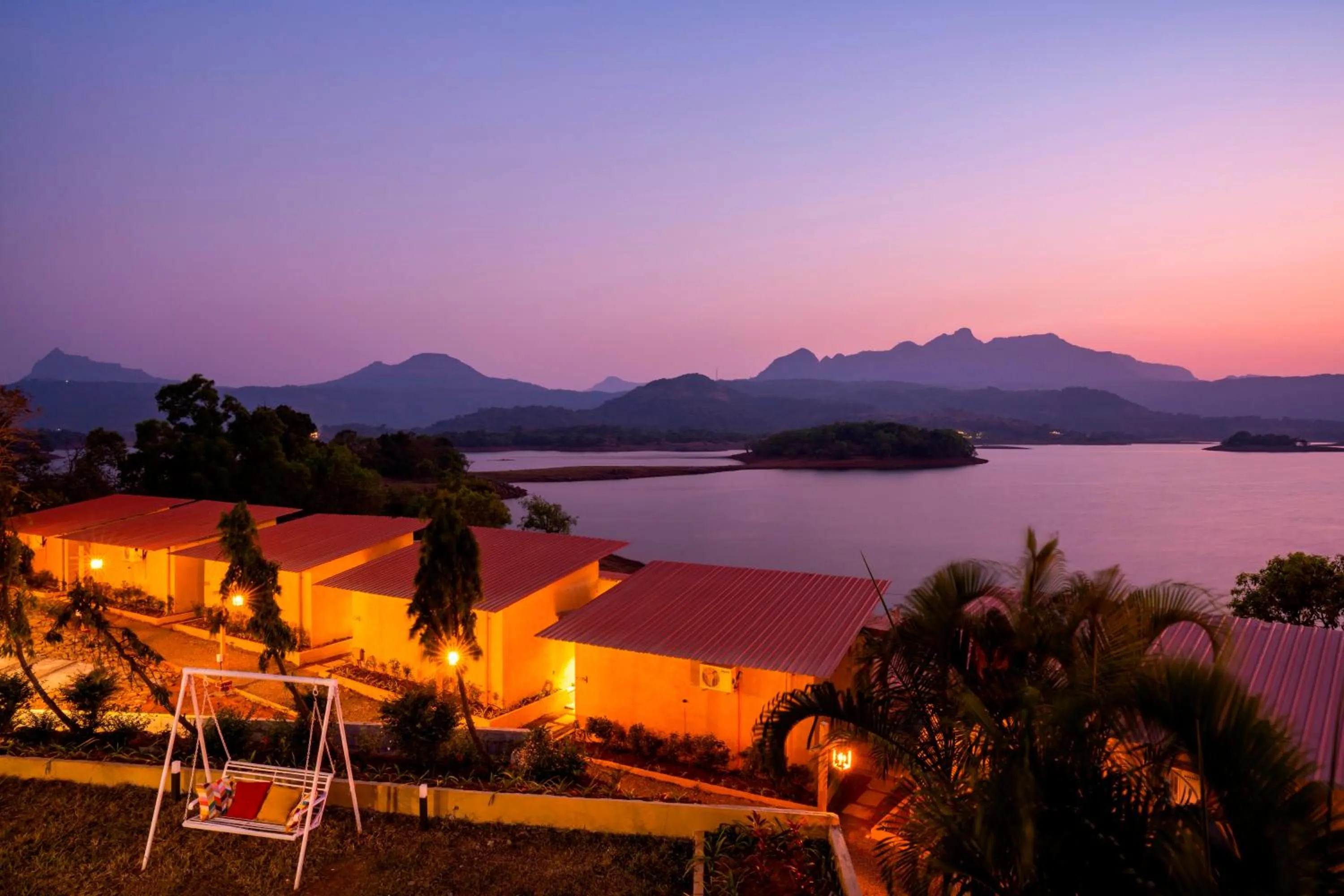 Lake view in Zostel Plus Lonavala