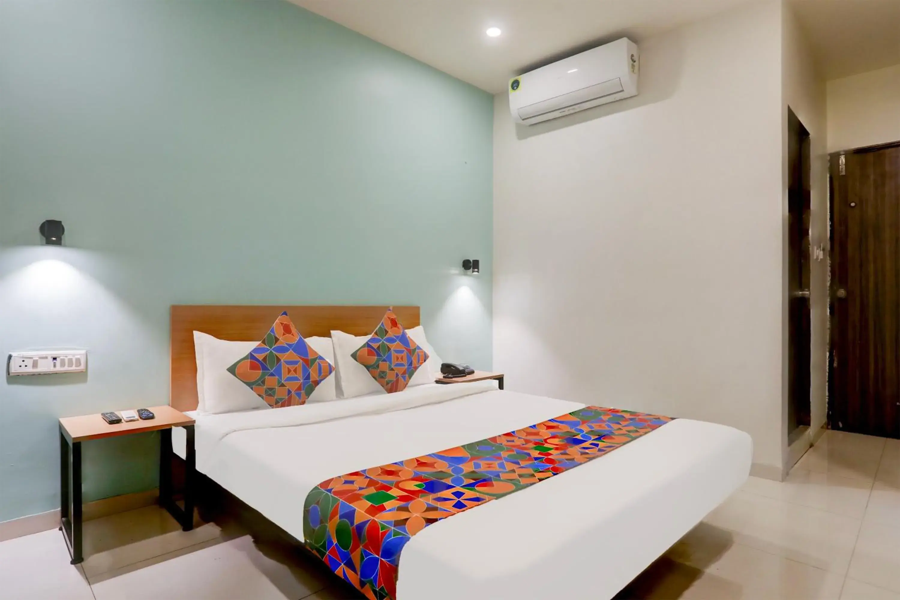 Bed in FabHotel Prime Ace II - Nr Jupiter Hospital Bed in FabHotel Prime Ace II - Nr Jupiter Hospital