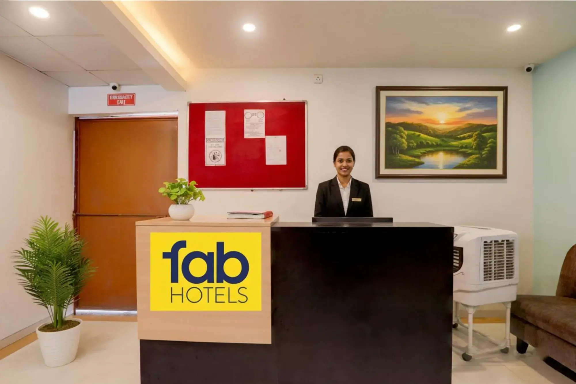 Lobby or reception in FabHotel Prime Ace II - Nr Jupiter Hospital Lobby or reception in FabHotel Prime Ace II - Nr Jupiter Hospital