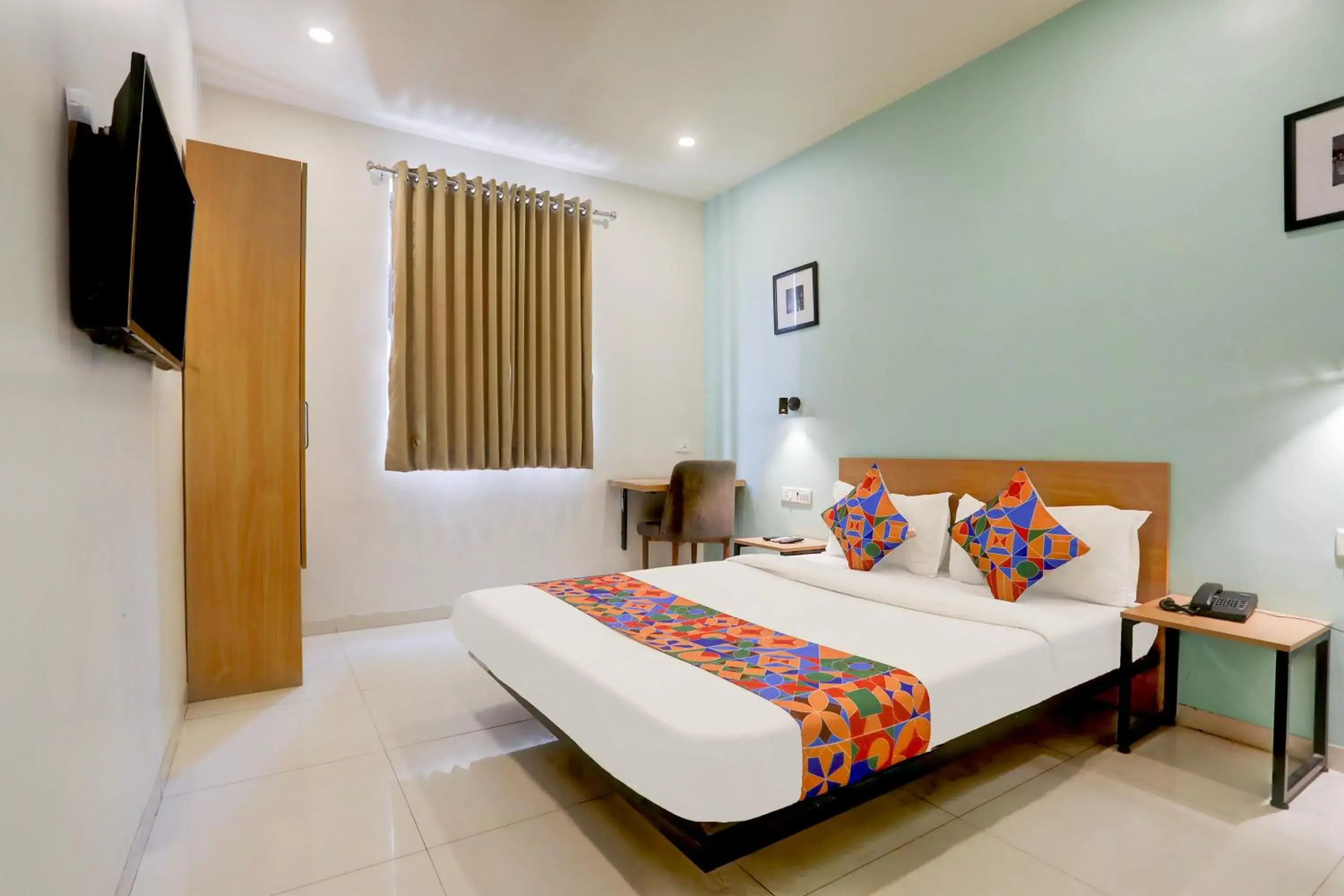 Bed in FabHotel Prime Ace II - Nr Jupiter Hospital Bed in FabHotel Prime Ace II - Nr Jupiter Hospital