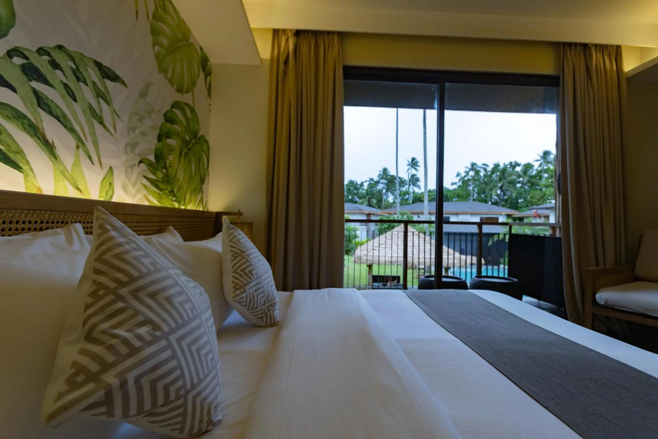 Bed in Isla Amara Resort